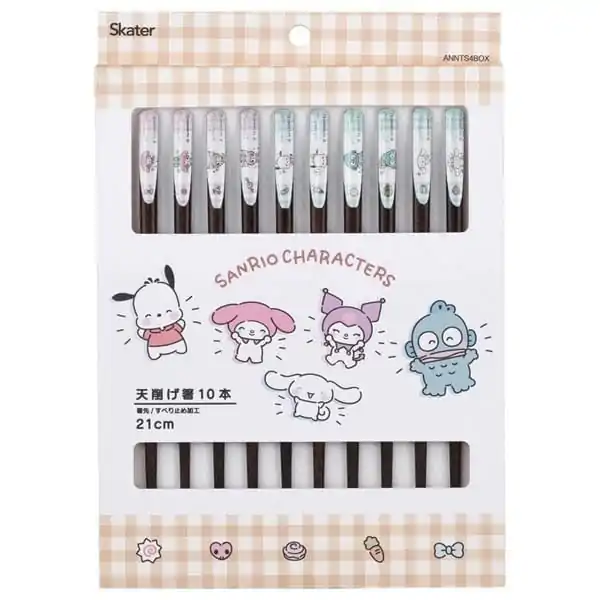 Sanrio Chopsticks 10-Pack Postavičky - 10 párů hůlek fotografii produktu