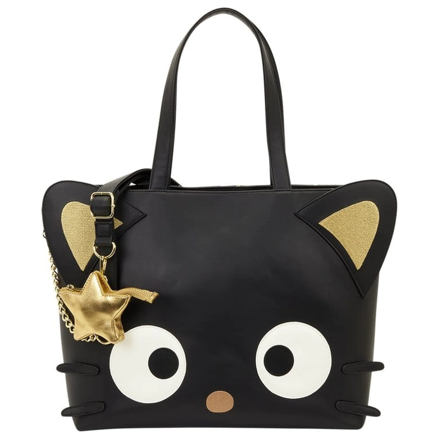 Sanrio Chococat Stars Kabelka Tote Crossbody s peněženkou na mince fotografii produktu