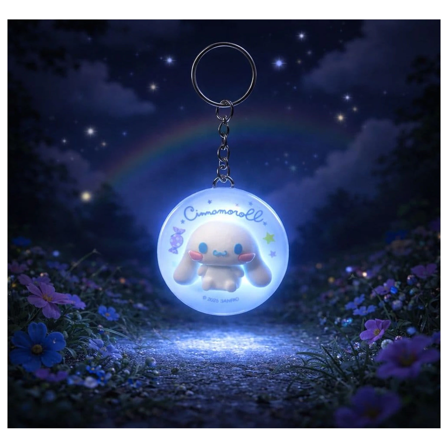 Sanrio Svítící přívěsek na klíče Cinnamoroll fotografii produktu