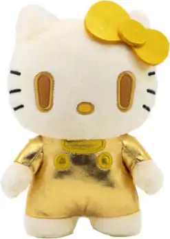 Sanrio DZNR plyšová figurka Hello Kitty Golden Edition 18 cm fotografii produktu