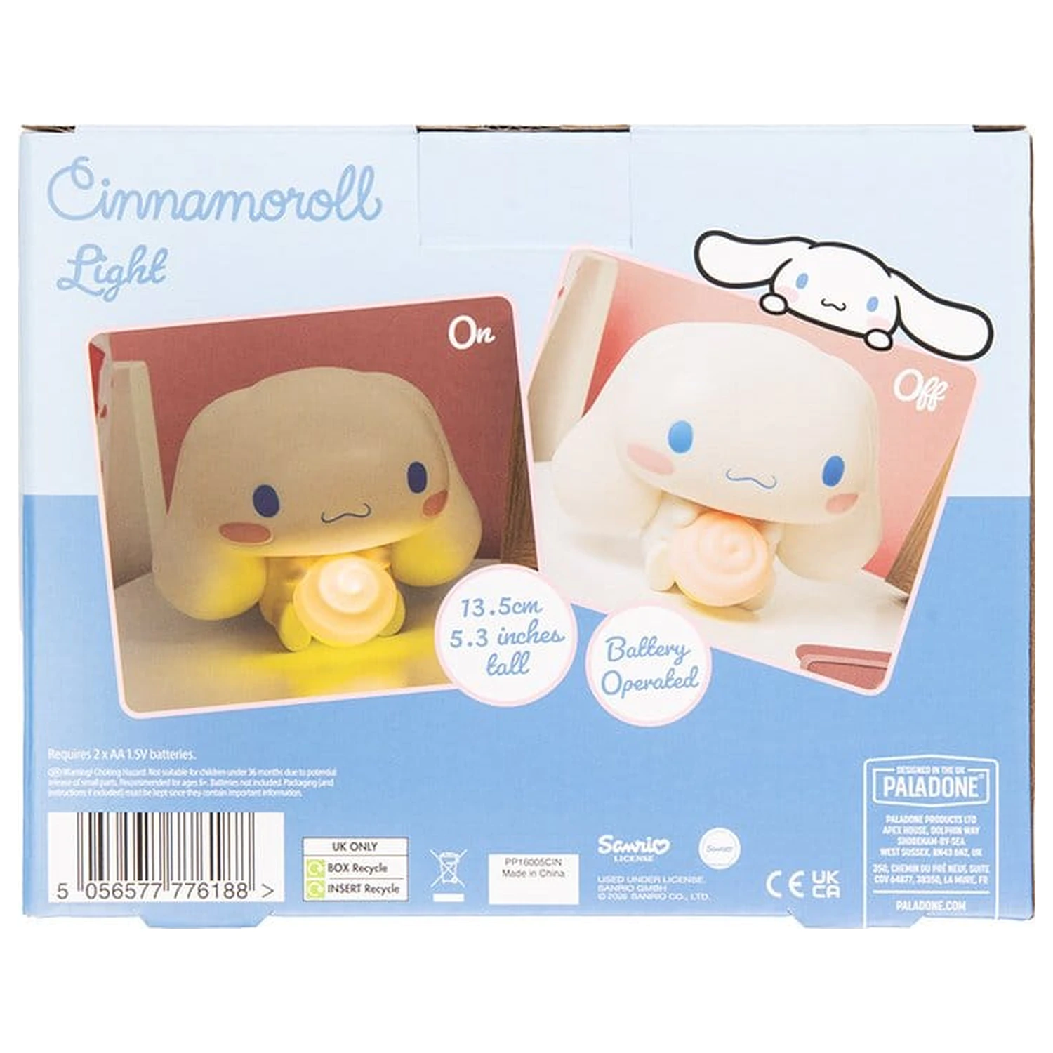 Sanrio GloBuddies Světelný Cinnamoroll 14 cm fotografii produktu