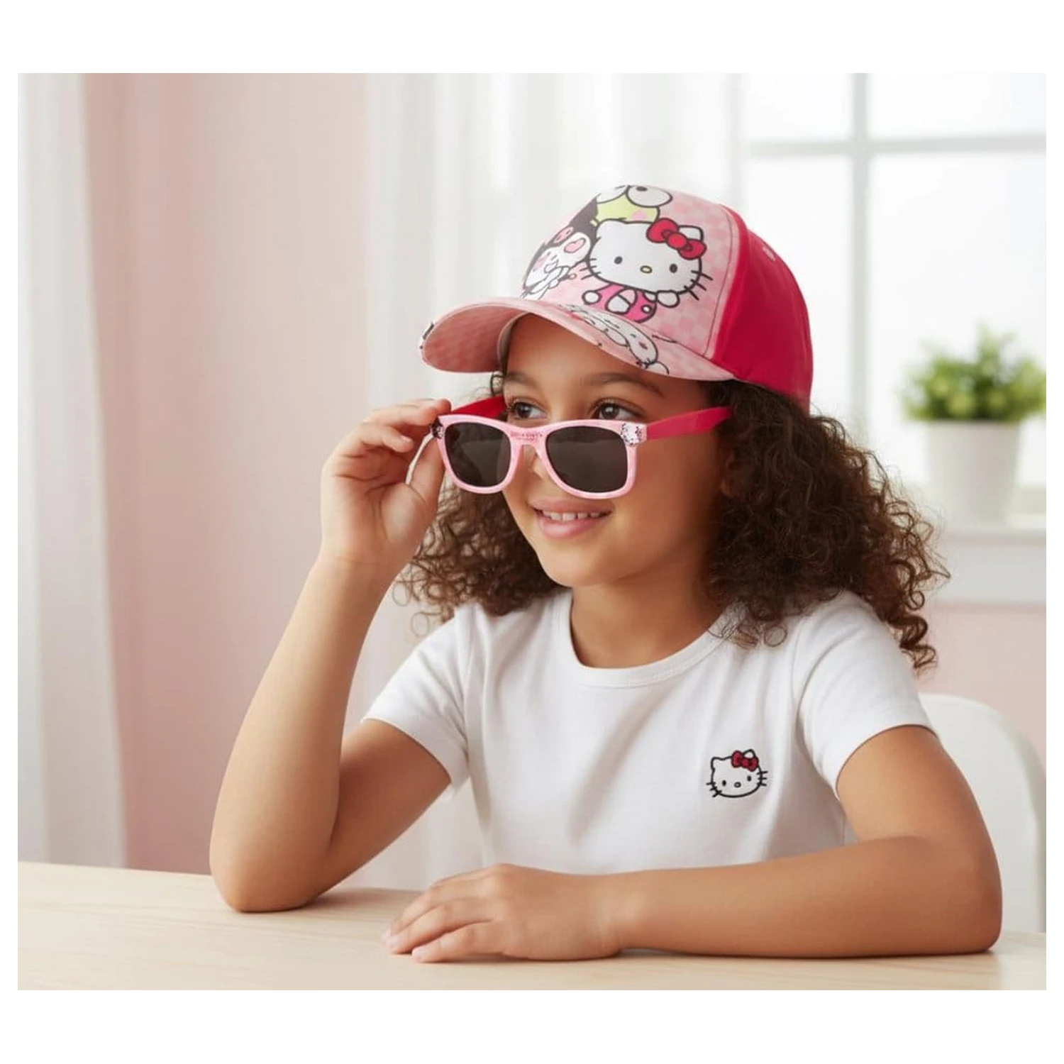 Sanrio čepice a sluneční brýle set Hello Kitty B 53 cm fotografii produktu