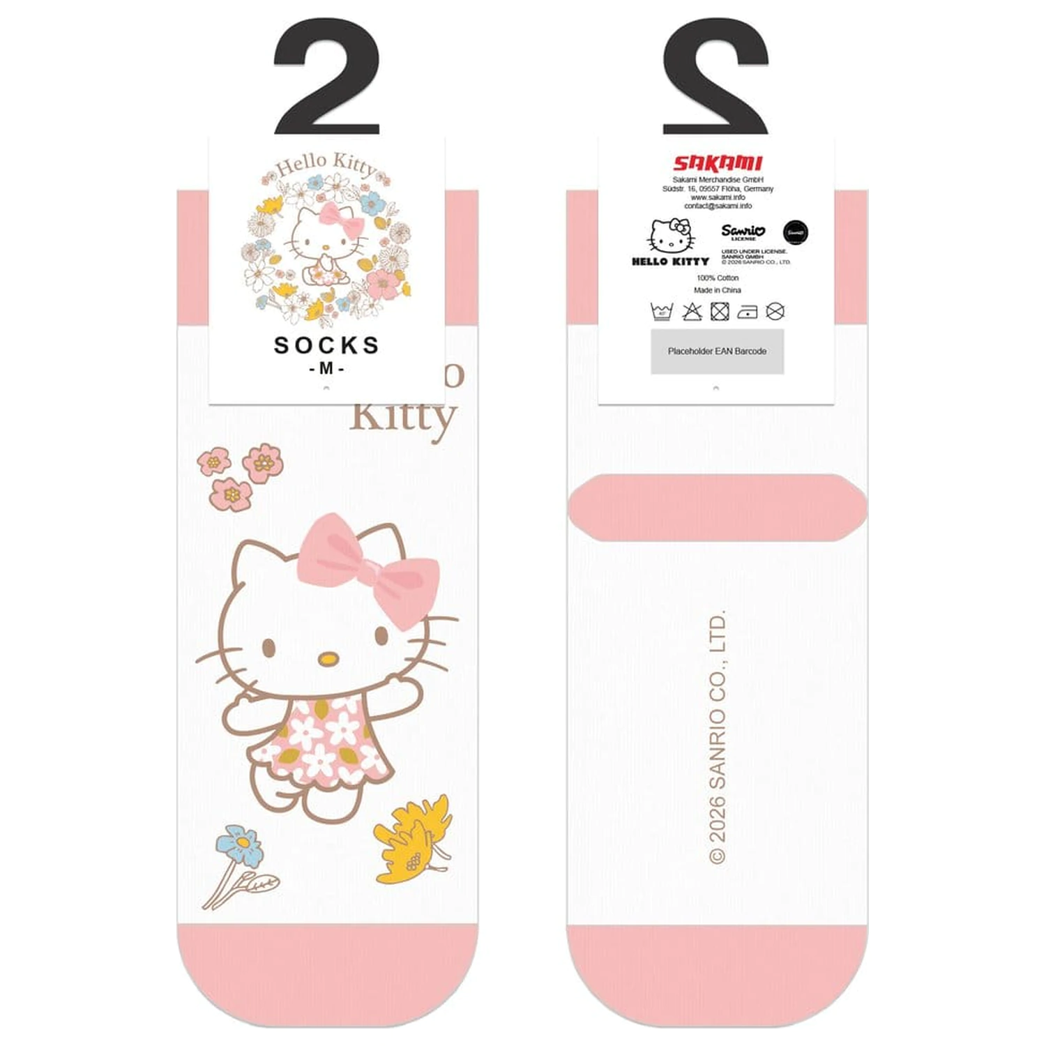 Sanrio Ponožky Hello Kitty Buttercream krátké 36-40 fotografii produktu