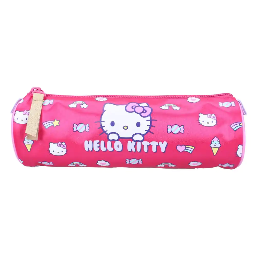 Pouzdro na tužky Sanrio Hello Kitty Follow The Rainbow kulaté fotografii produktu