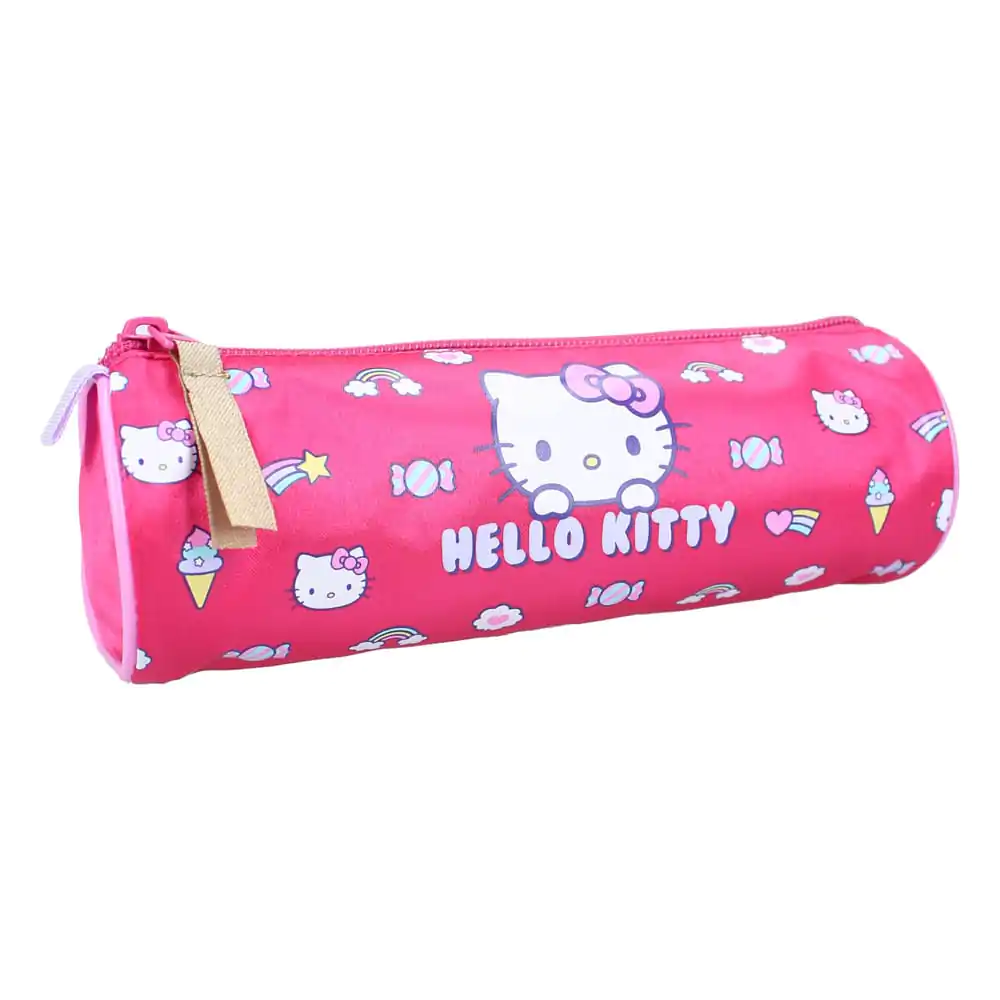 Pouzdro na tužky Sanrio Hello Kitty Follow The Rainbow kulaté fotografii produktu