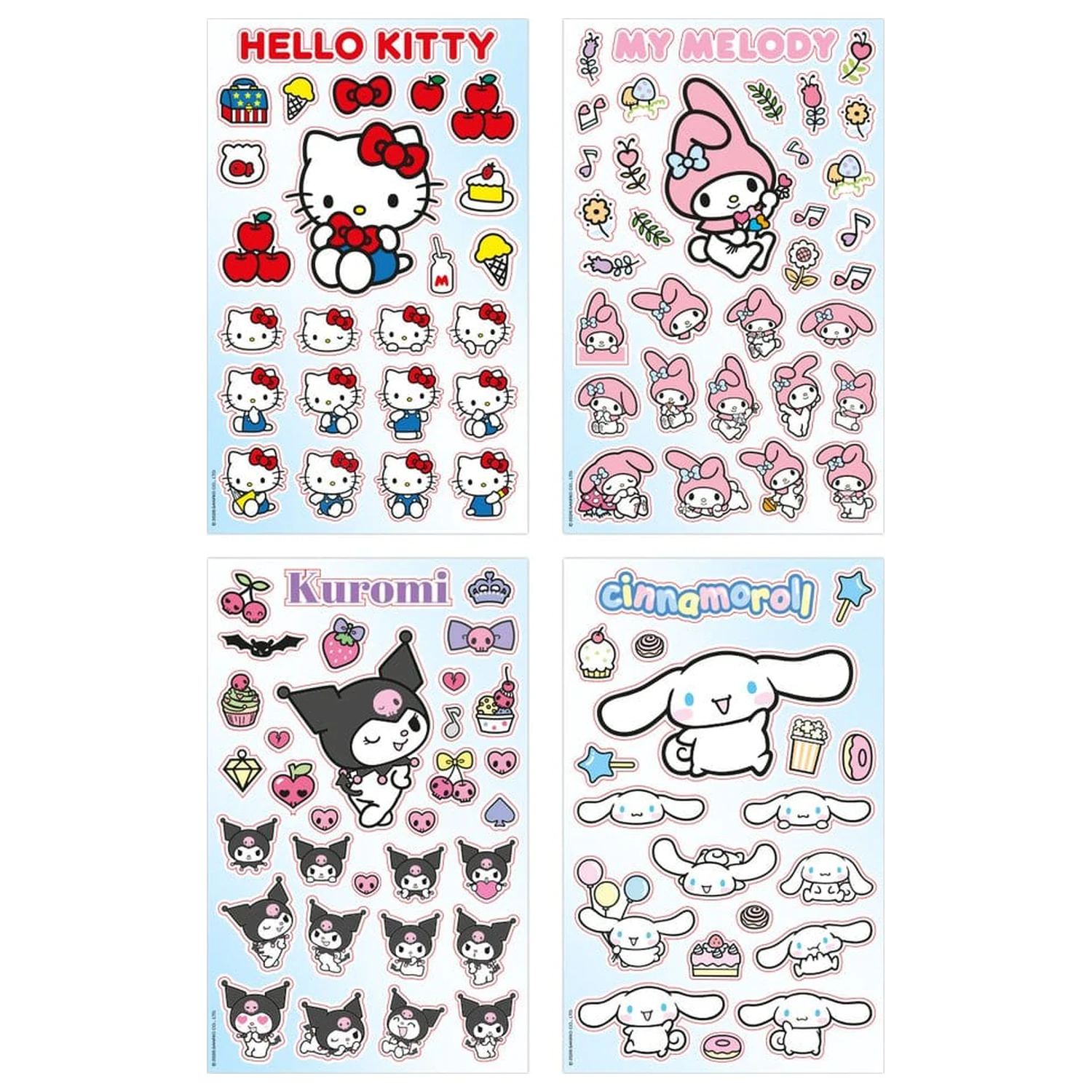 Sanrio Sticker Pack Hello Kitty & Friends 04 Basic fotografii produktu