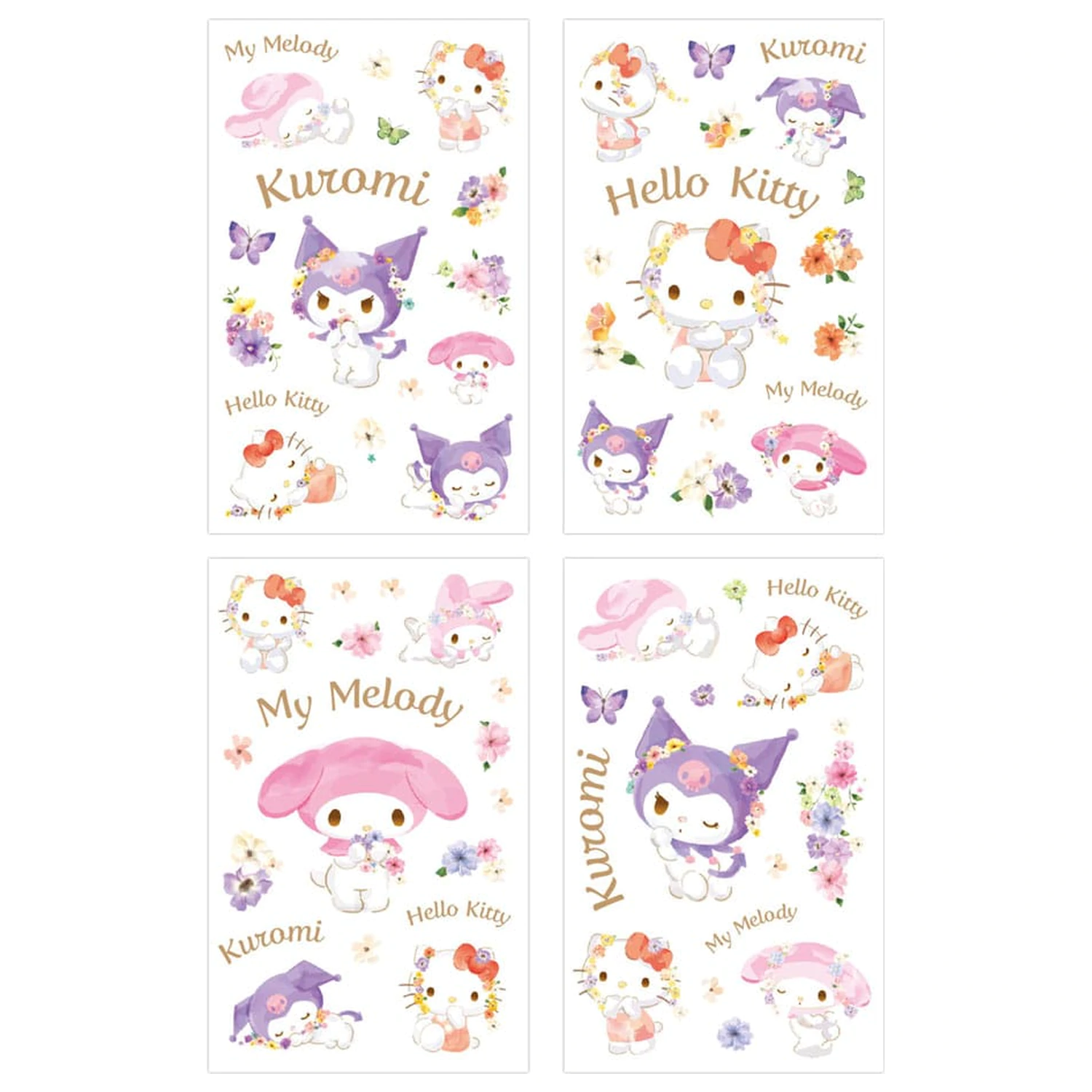 Sanrio Sticker Pack Hello Kitty & Friends Pastel Vivid fotografii produktu