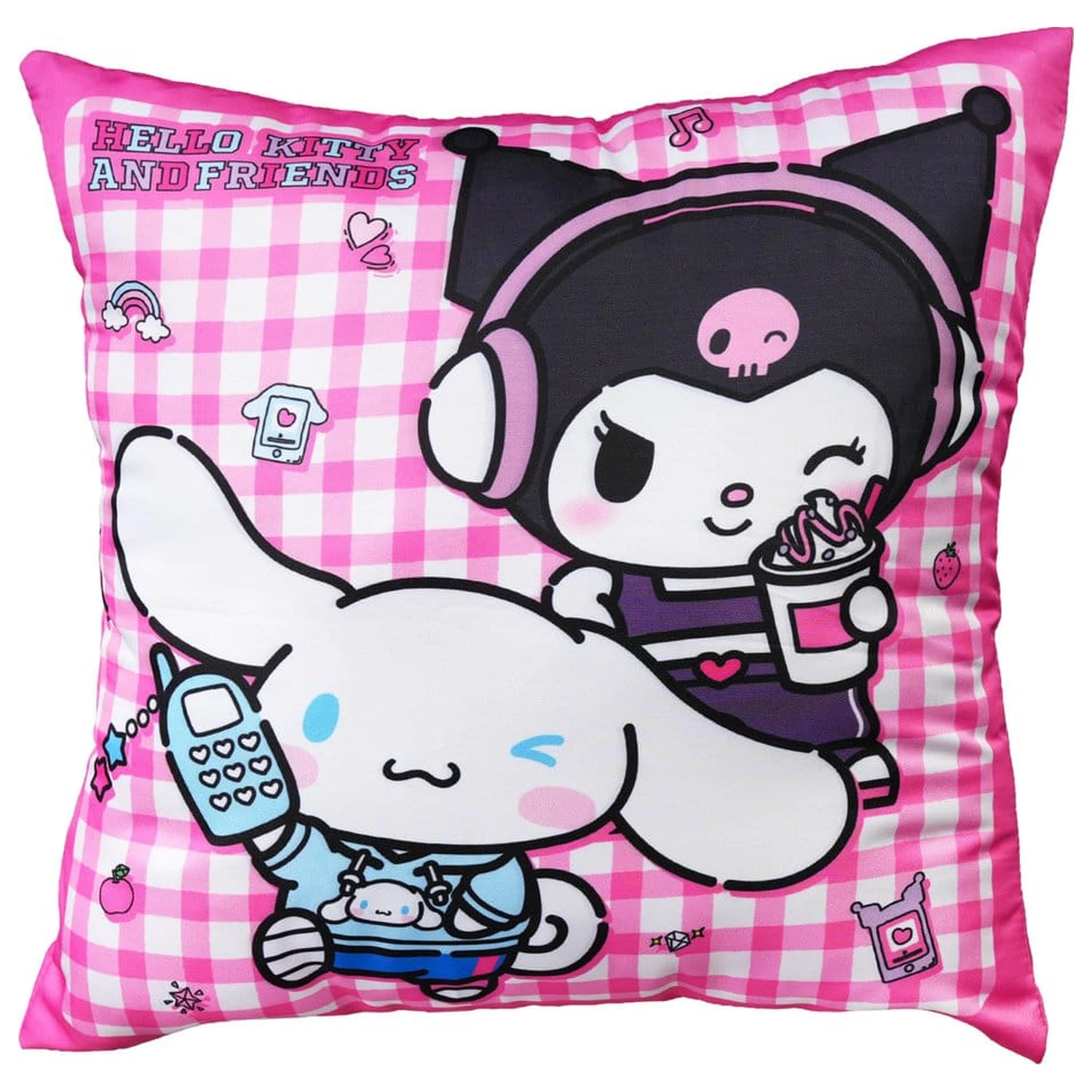 Sanrio Polštář na pohovku Hello Kitty & Friends Pop 35 x 35 cm fotografii produktu