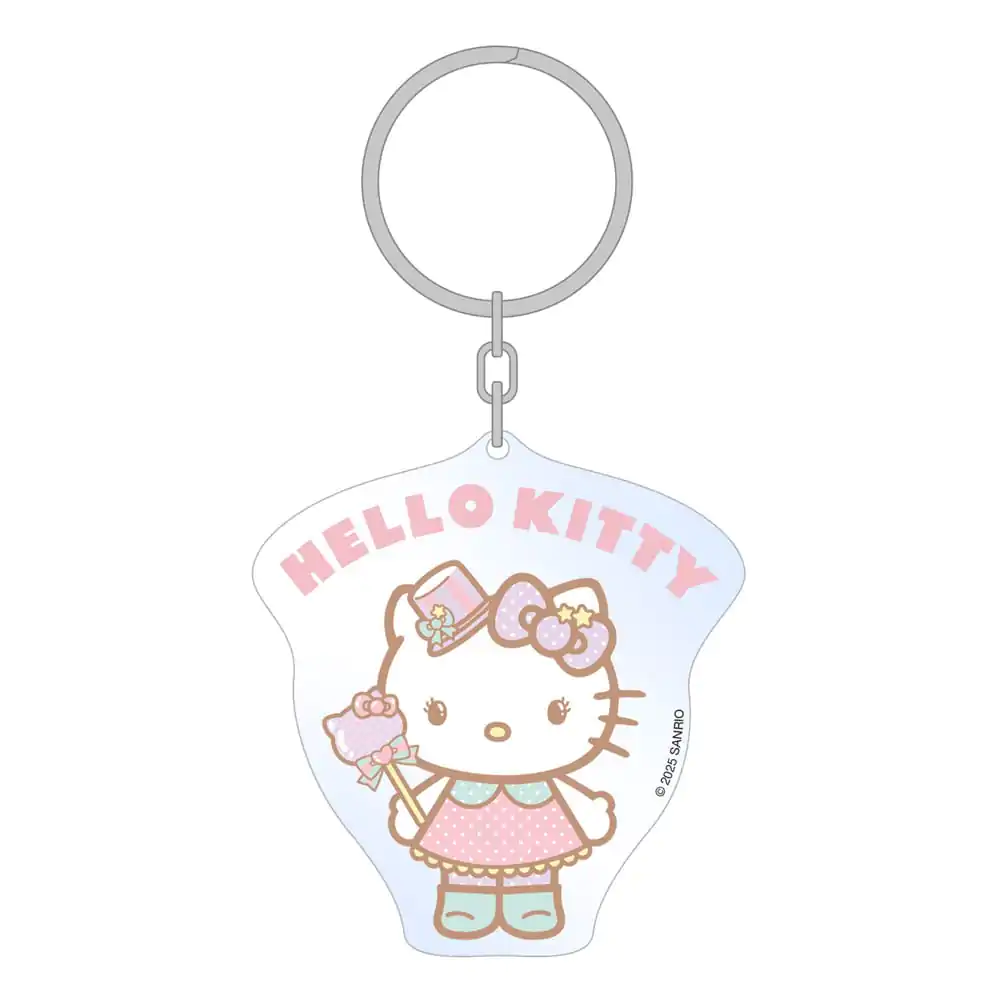 Sanrio Akrylová klíčenka Hello Kitty Kawaii 6 cm fotografii produktu