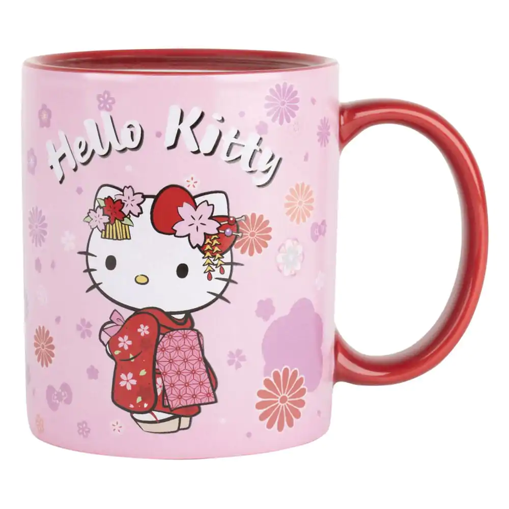 Sanrio Heat Change hrnek Hello Kitty Kimono 320 ml fotografii produktu