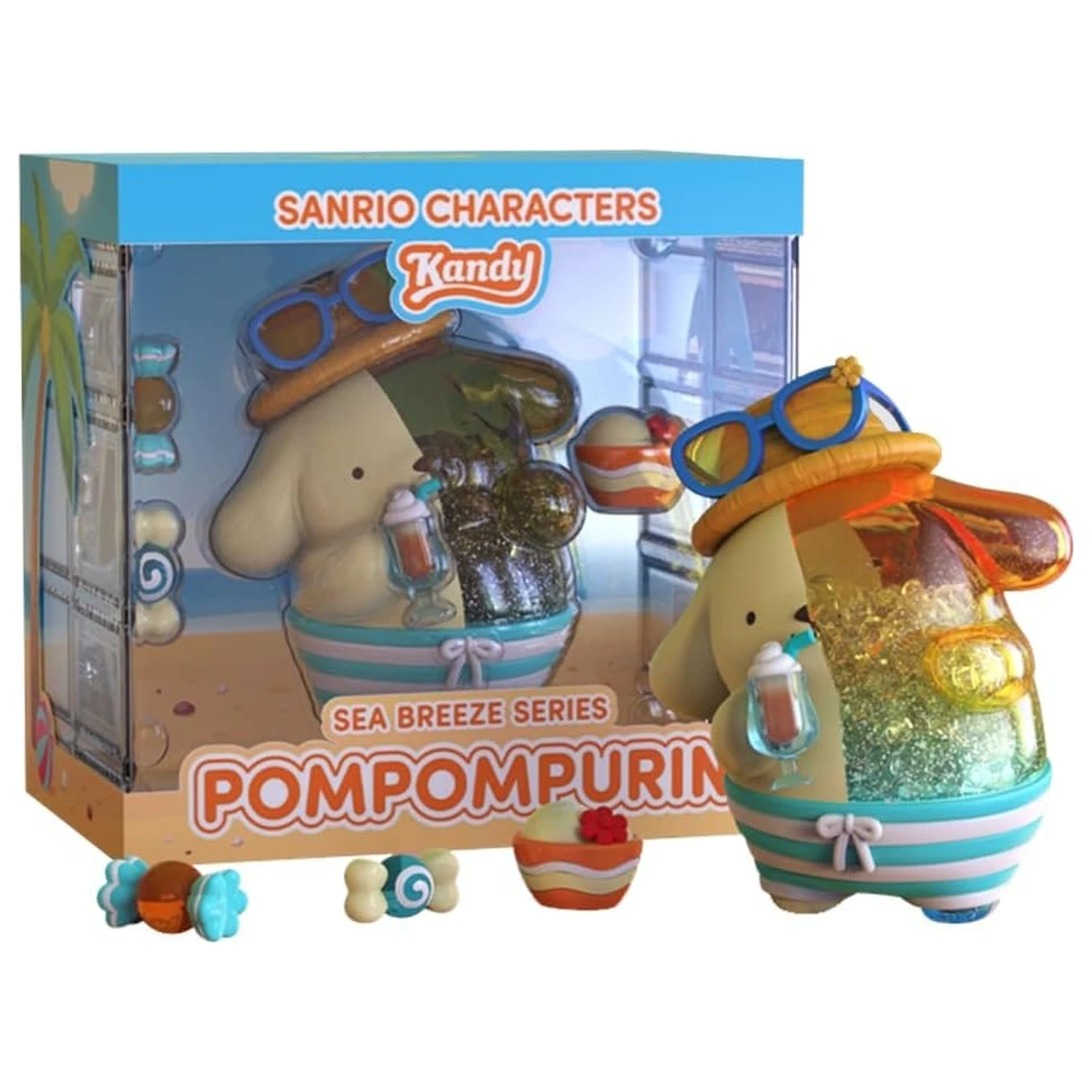 Sanrio Kandy Pompompurin Sea Breeze Series 15 cm fotografii produktu