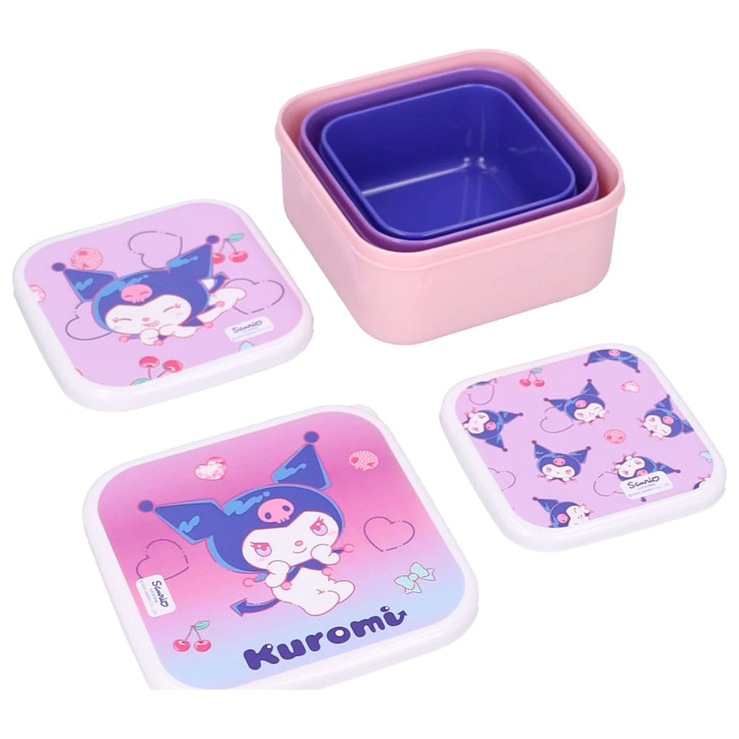 Sanrio Sada boxů na svačinu Kuromi Fresh Bites fotografii produktu