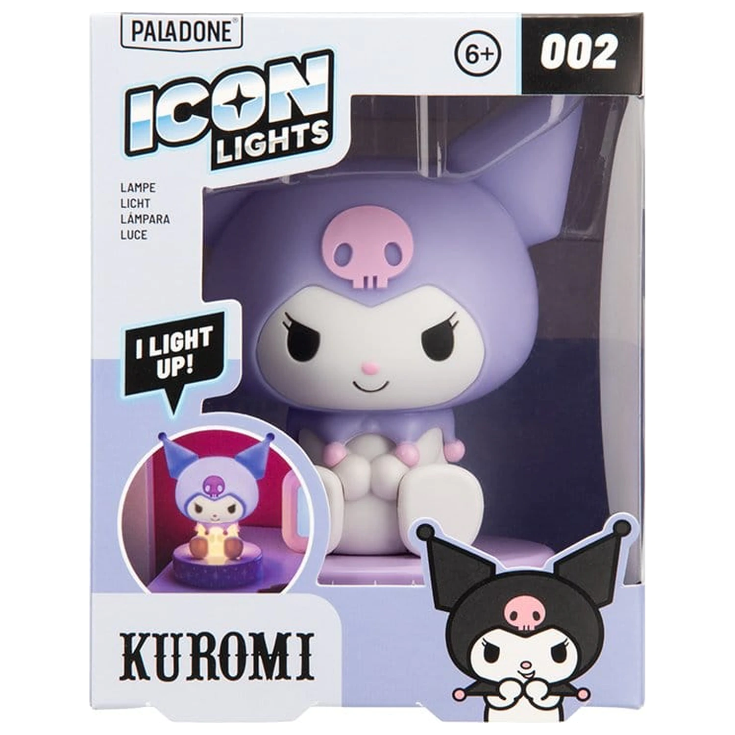 Sanrio Ikona Světlo Kuromi 14 cm fotografii produktu