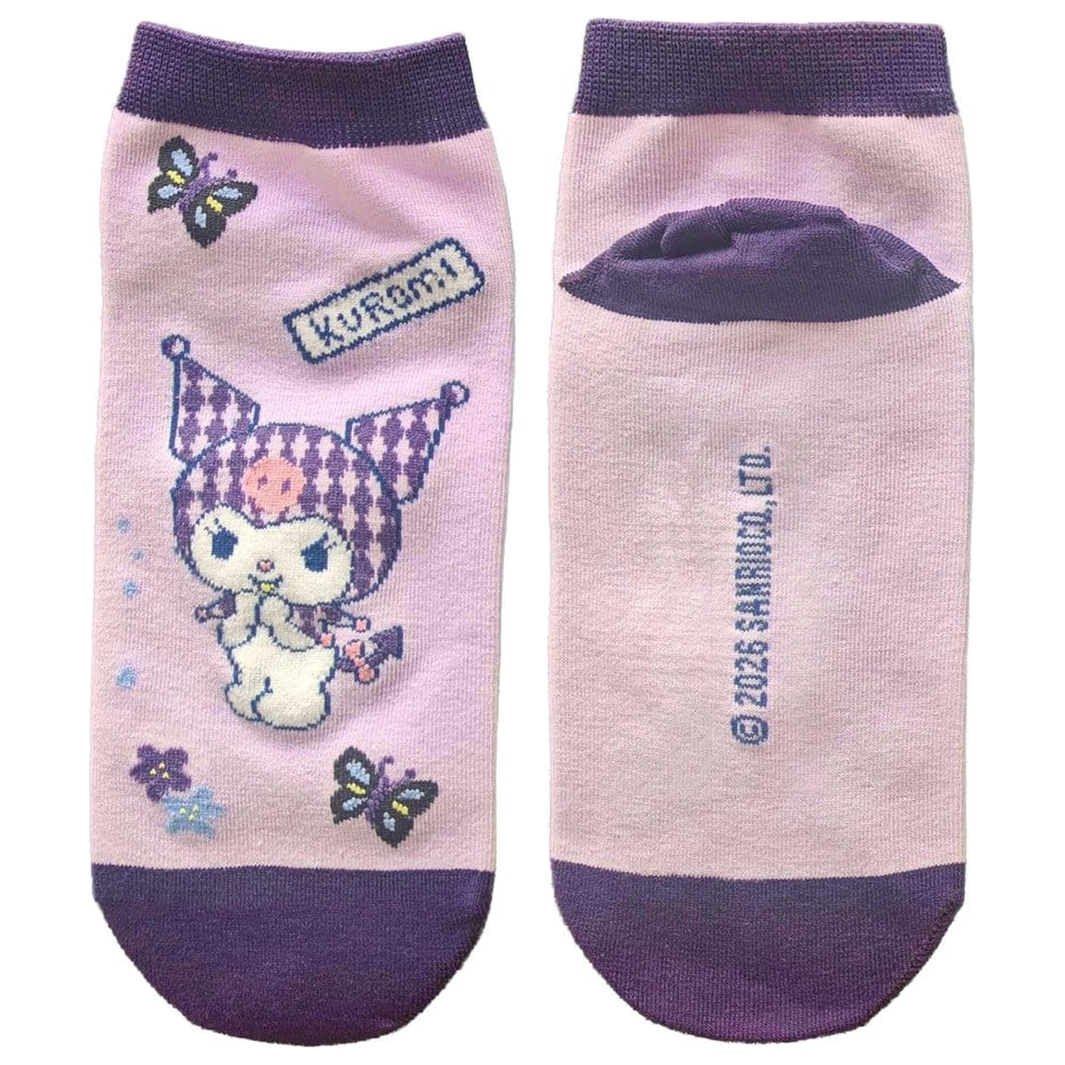 Sanrio Ponožky Kuromi Japonské krátké 36-40 fotografii produktu