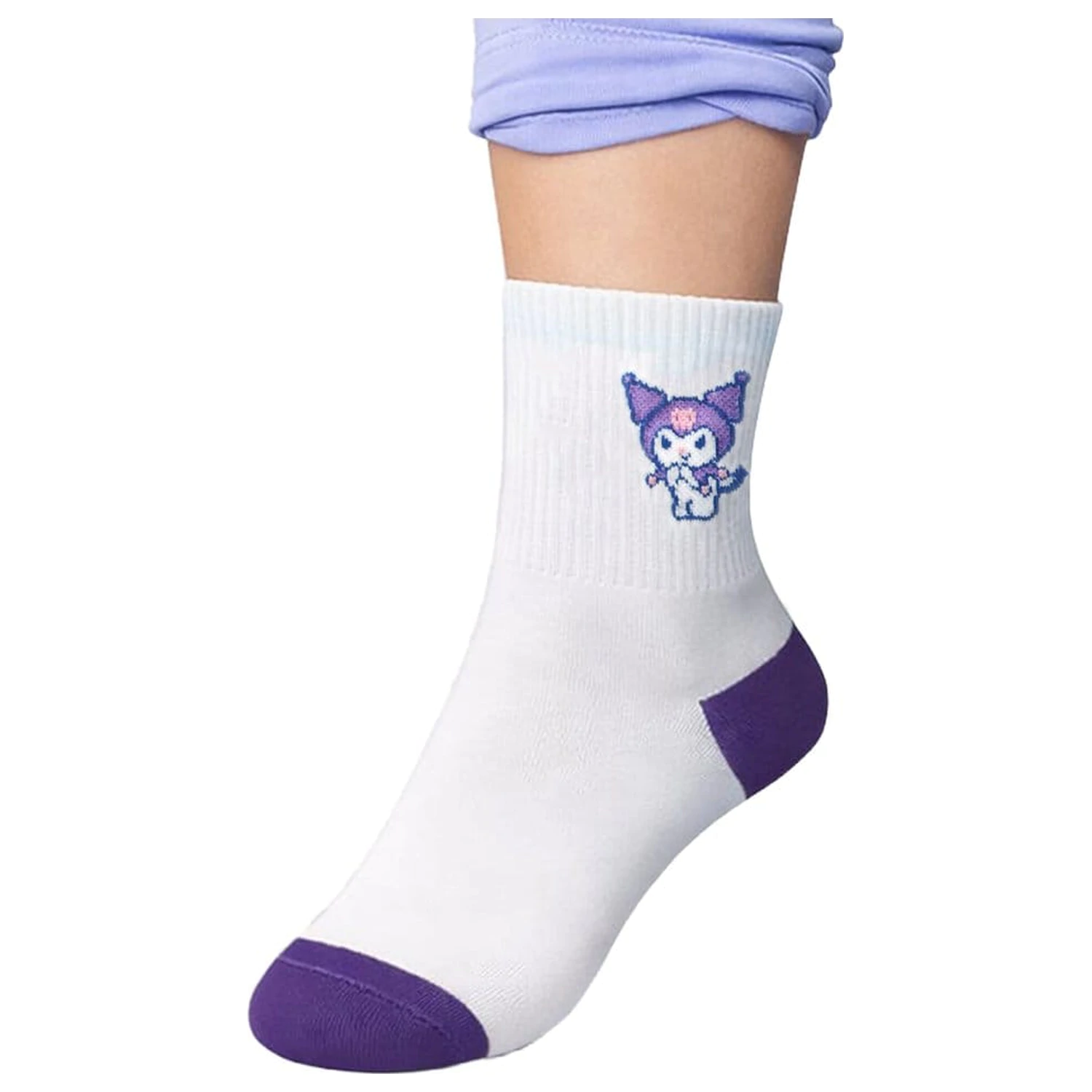 Sanrio ponožky Kuromi japonské dlouhé 36-40 fotografii produktu