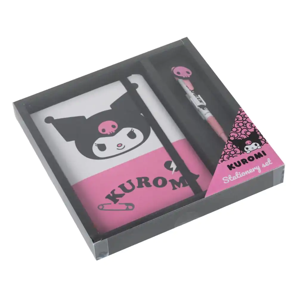 Sanrio Notebook with Pen Gift Set Kuromi – dárková sada s notesem a perem fotografii produktu