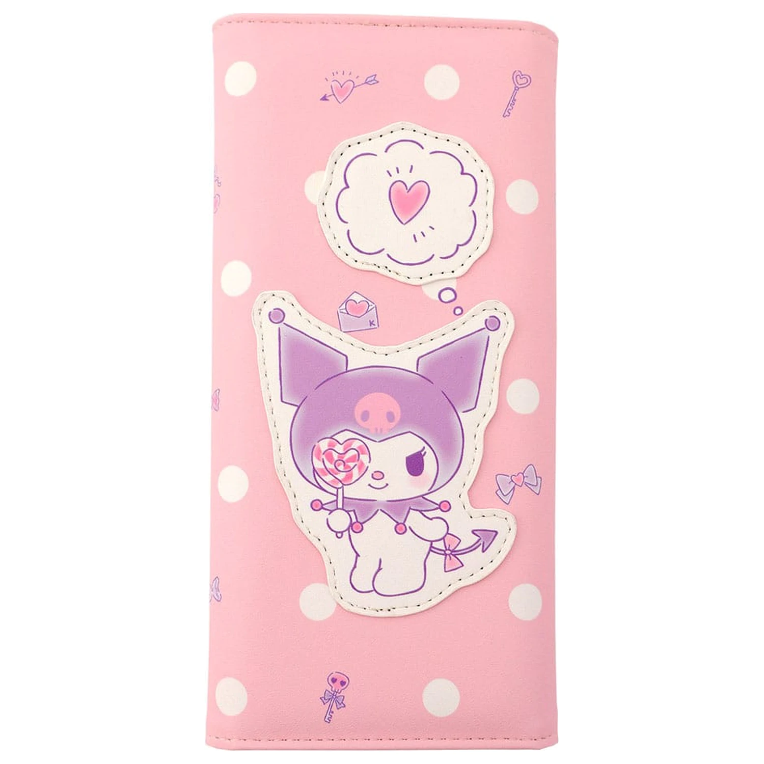 Sanrio Peněženka na mince Kuromi Kawaii fotografii produktu