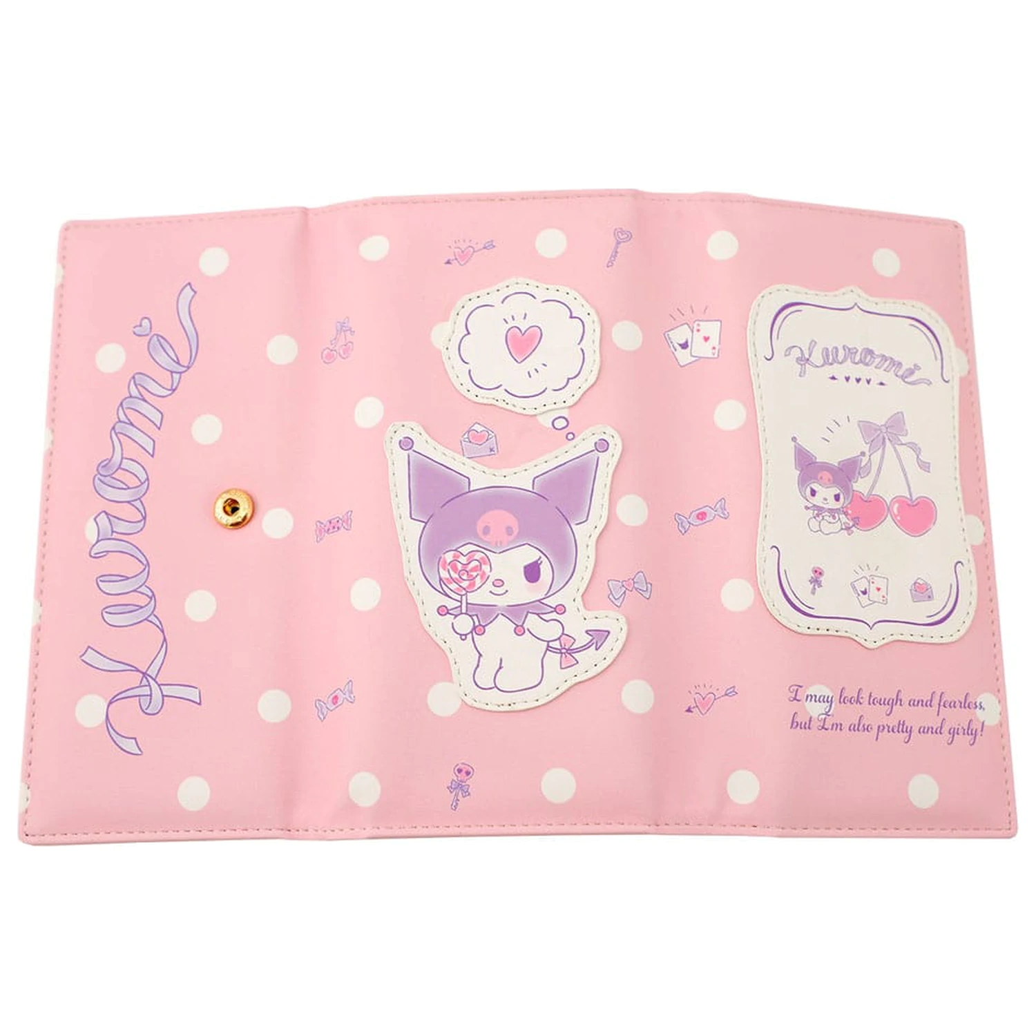 Sanrio Peněženka na mince Kuromi Kawaii fotografii produktu