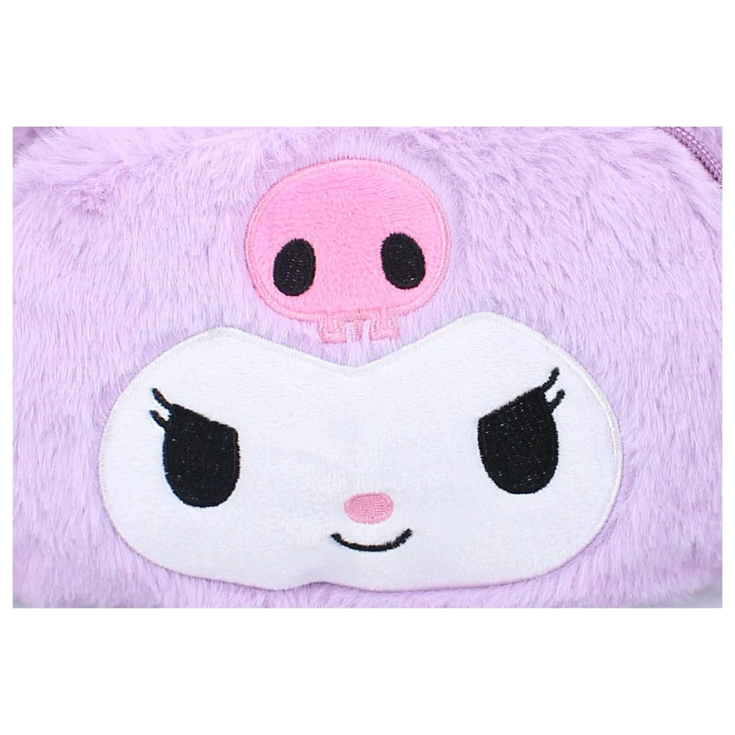 Sanrio Batoh Kuromi Fluffy Festival Fialový 26 cm fotografii produktu
