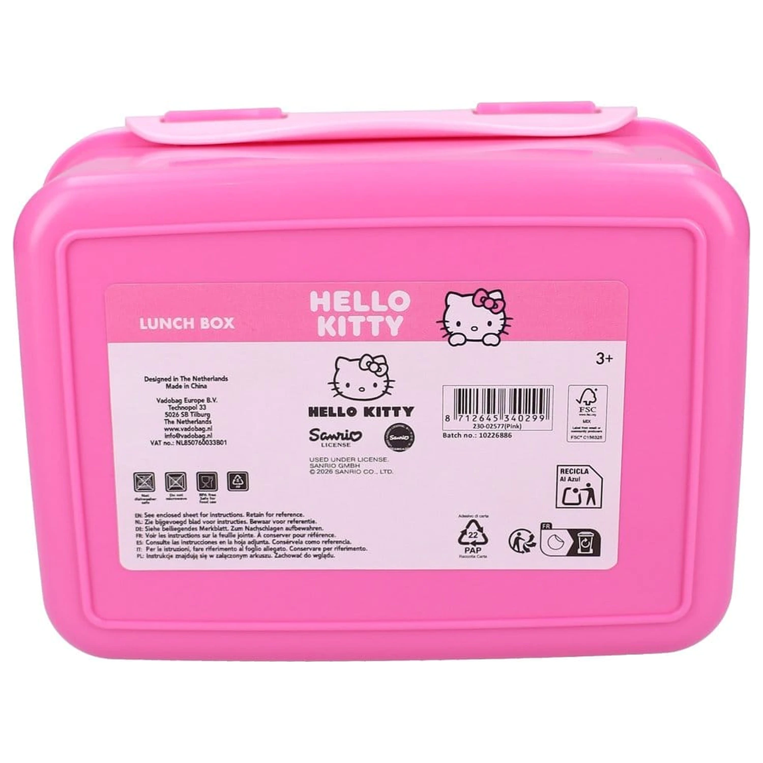 Sanrio Lunch Box Lunch Love 18 cm fotografii produktu