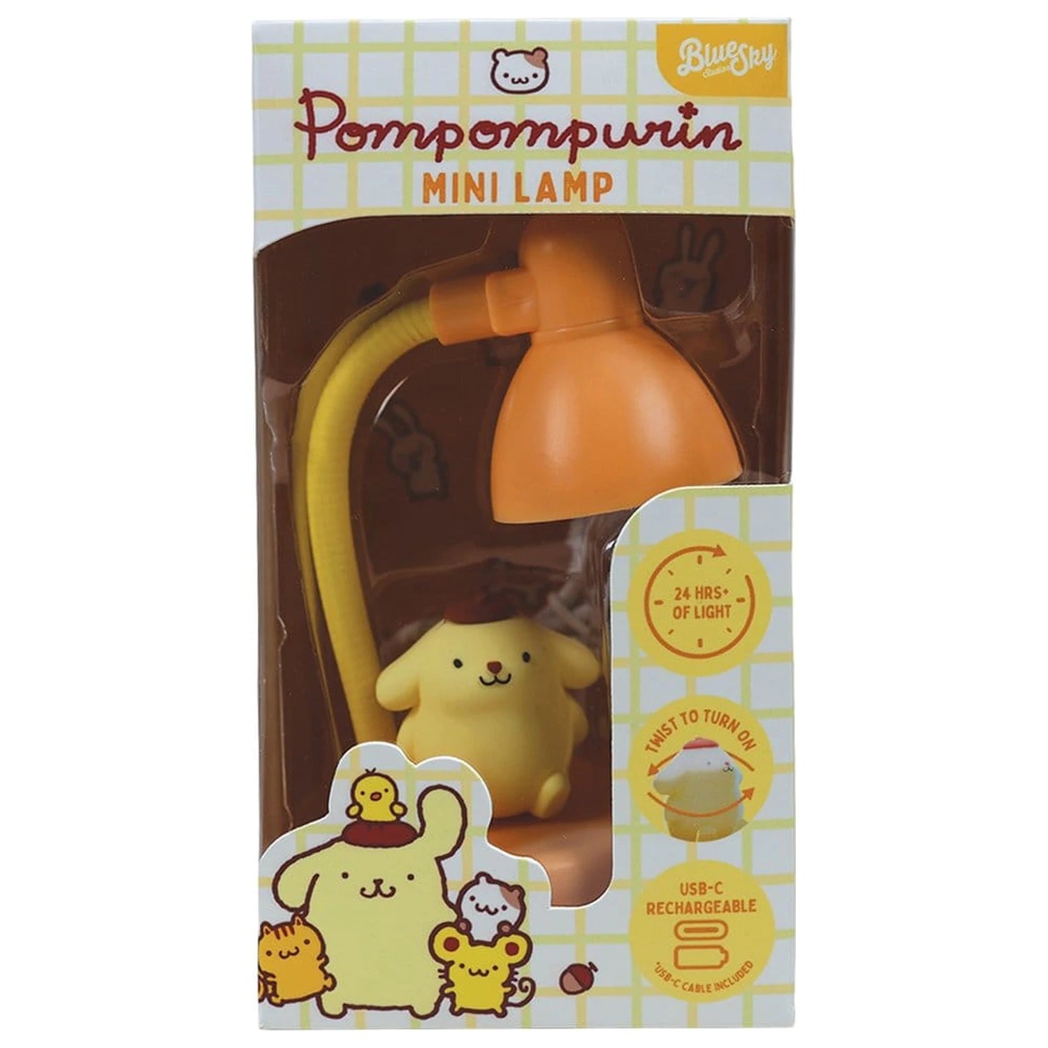 Sanrio Mini LED-světlo s figurkou Pompompurin 11 cm fotografii produktu