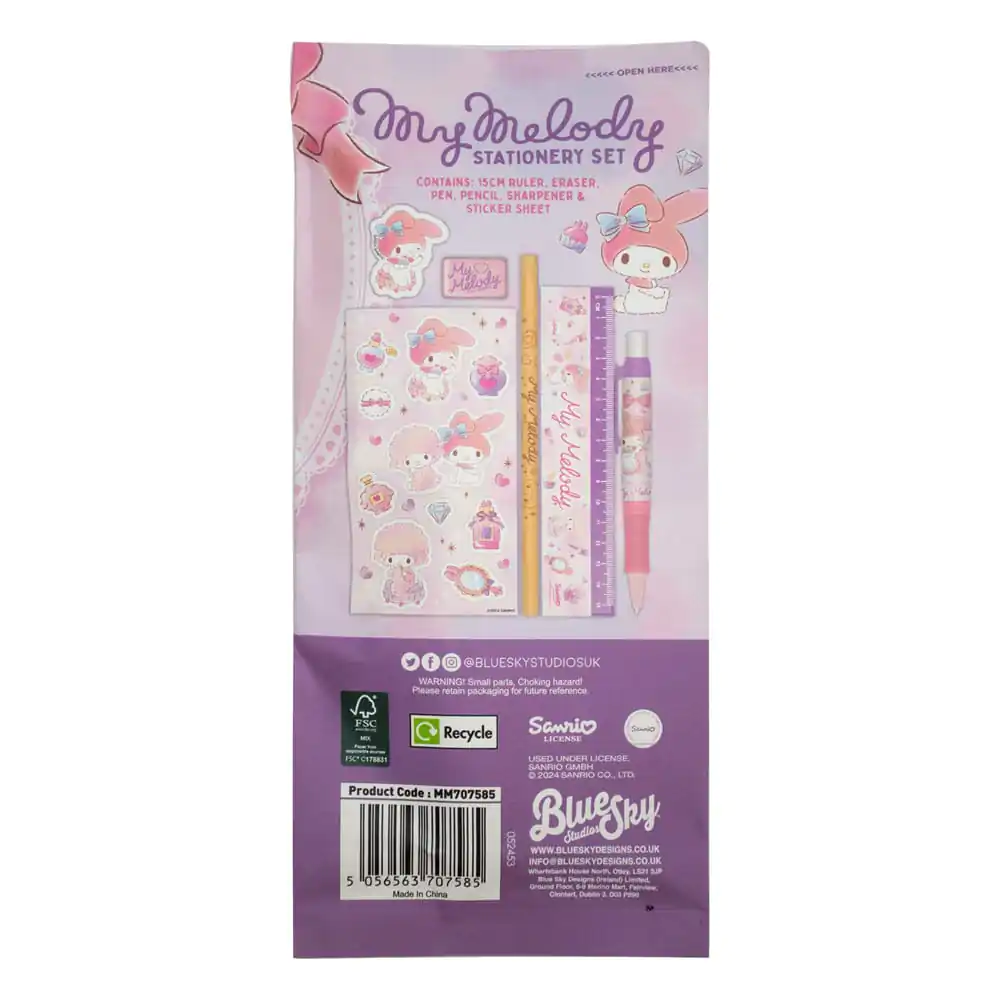 Sanrio Stationery Set 6-balení My Melody fotografii produktu