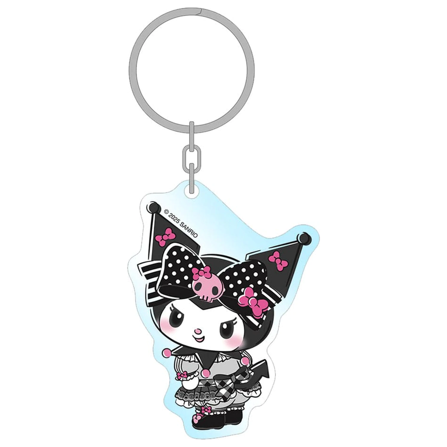 Sanrio Pink Black Party Series akrylová klíčenka Kuromi 7 cm fotografii produktu
