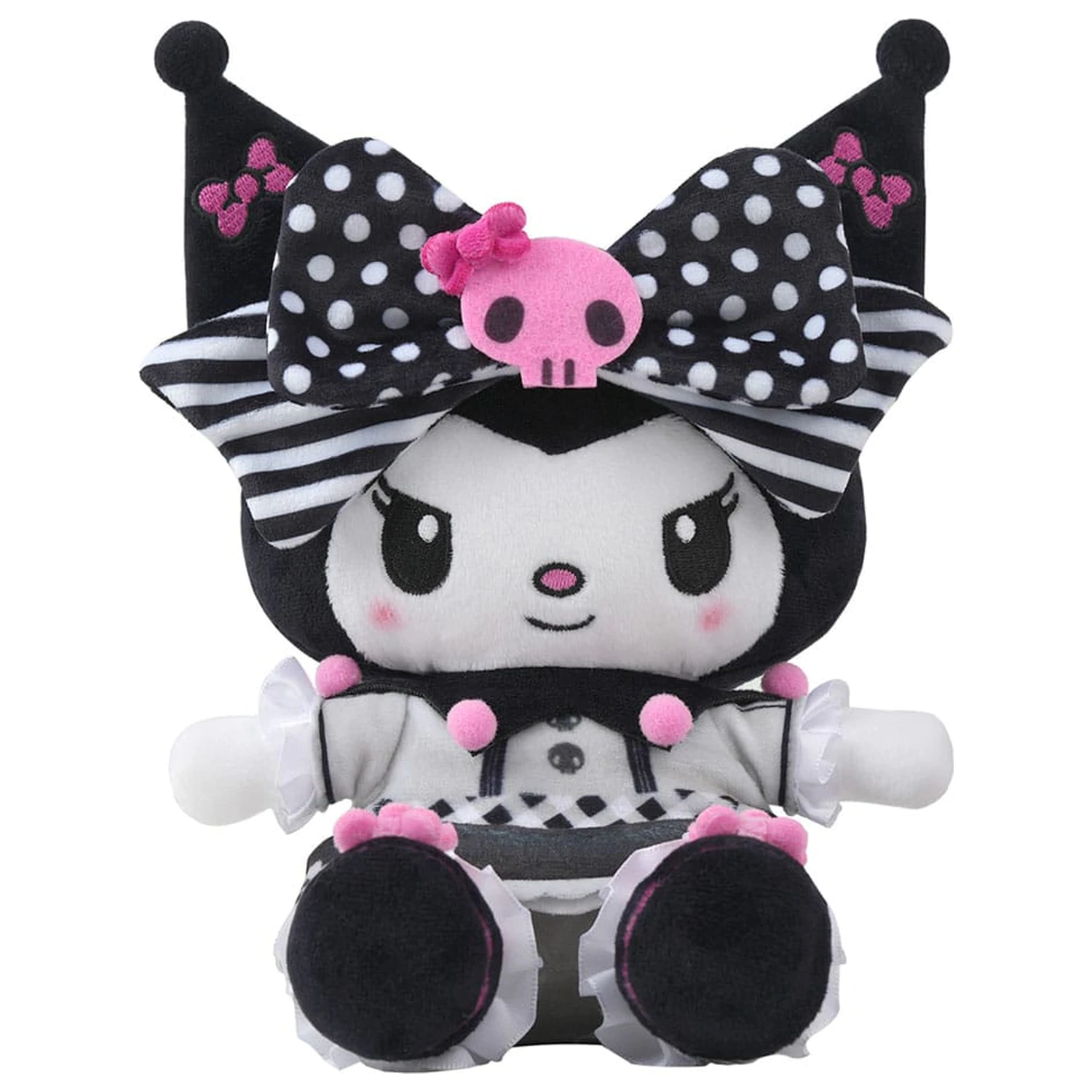 Sanrio Pink Black Party Series plyšová figurka Kuromi 17 cm fotografii produktu