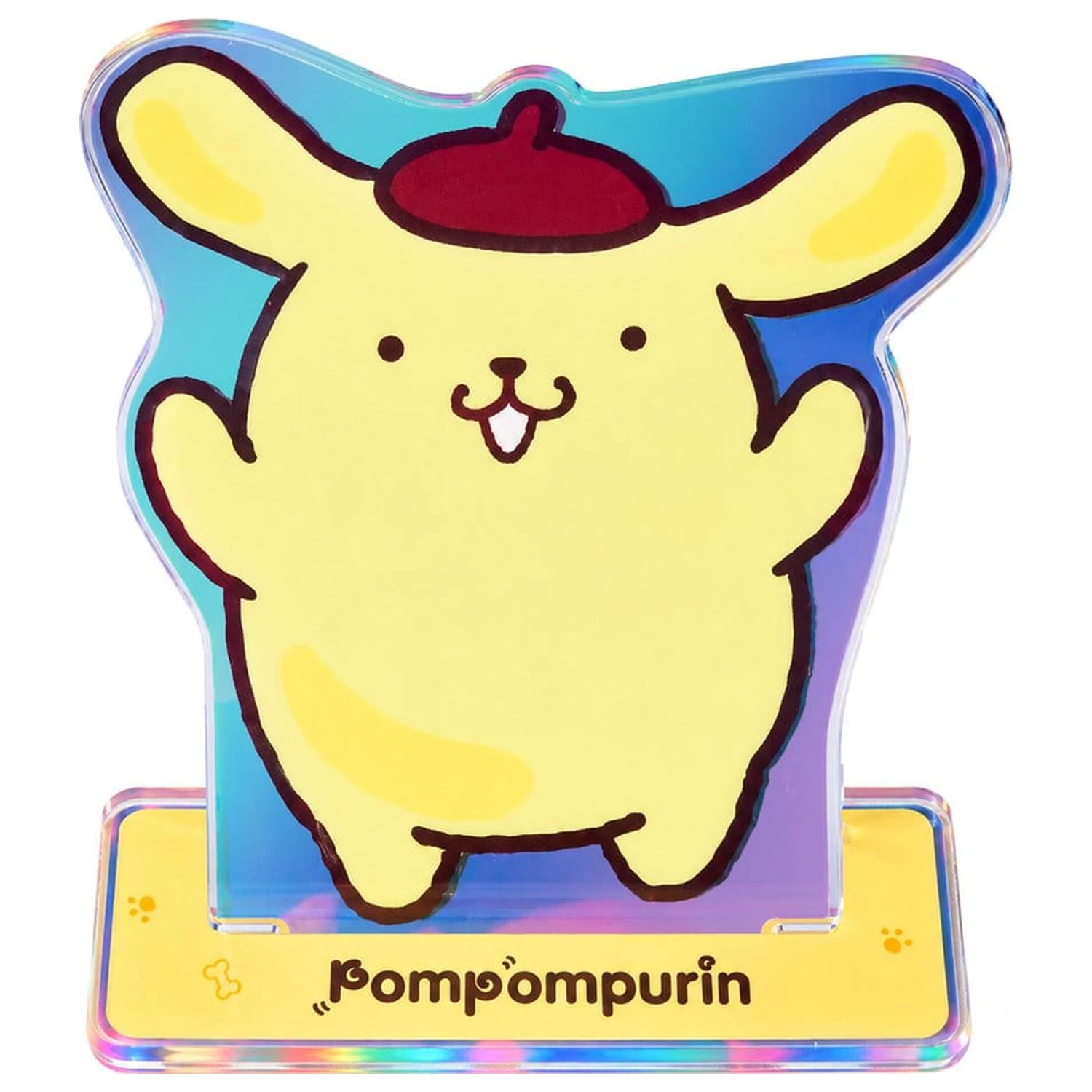 Sanrio Akrylový Standee Pompompurin 30th Anniversary Squishy Cute Purin 17 cm fotografii produktu