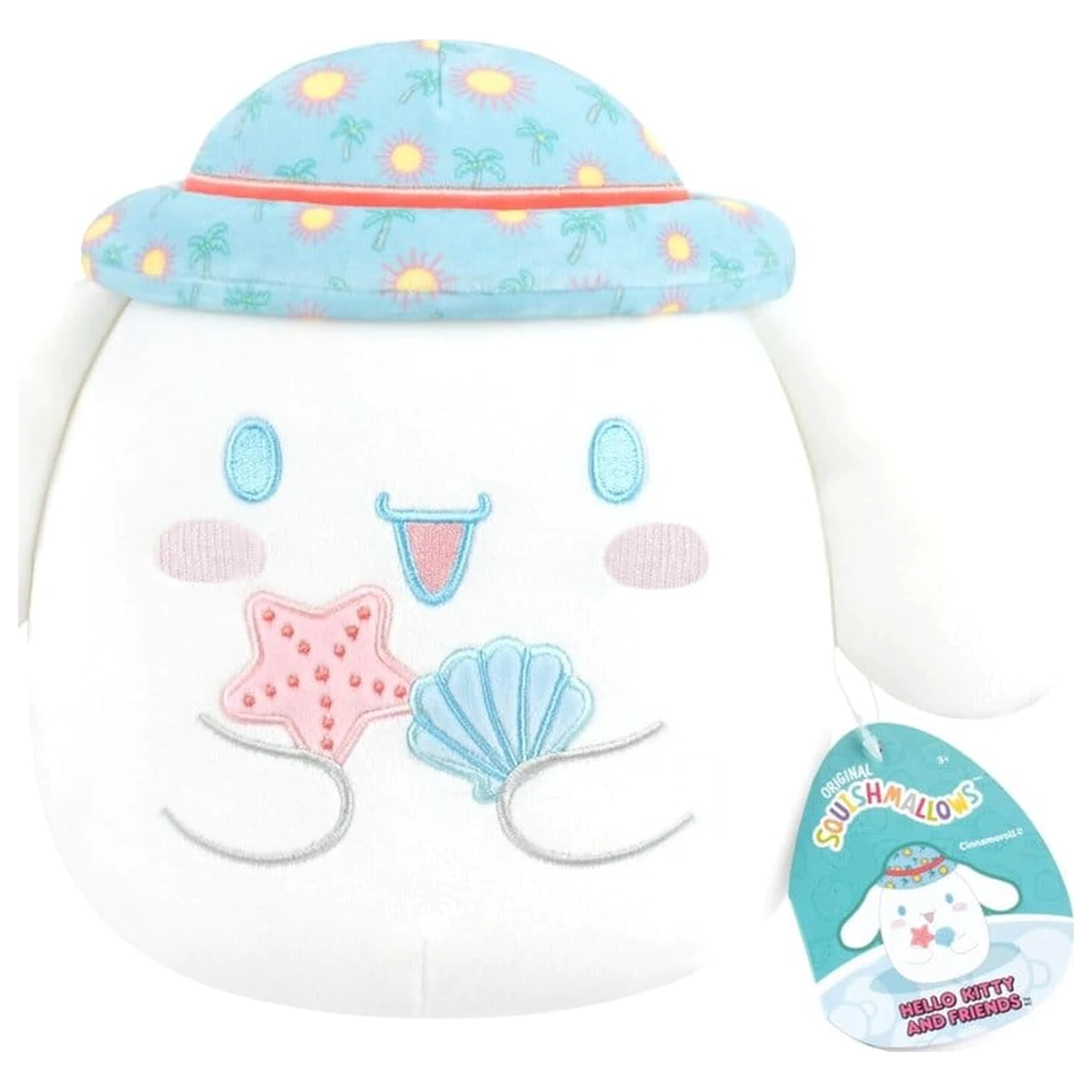 Sanrio Squishmallow plyšová figurka Hello Kitty and Friends Seize the Moment Cinnamoroll Hat 20 cm fotografii produktu