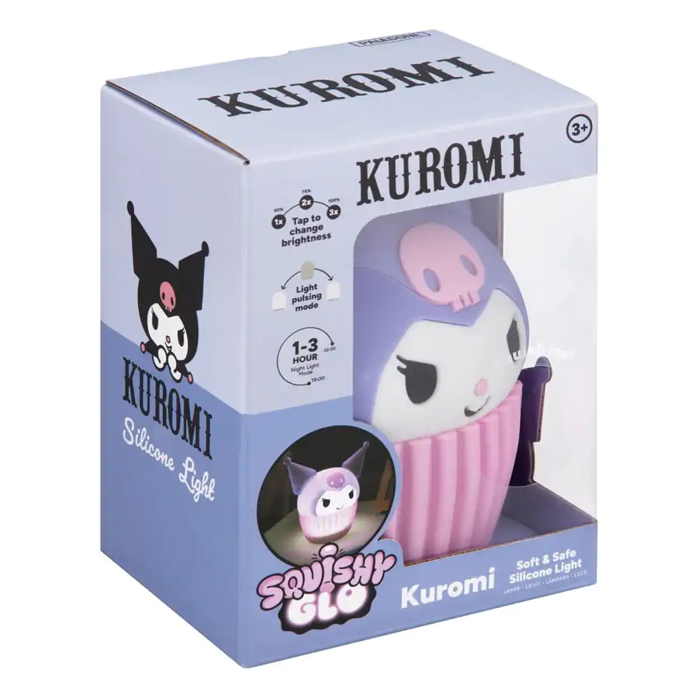 Sanrio Squishy Glo Silicon Light Kuromi 15 cm fotografii produktu
