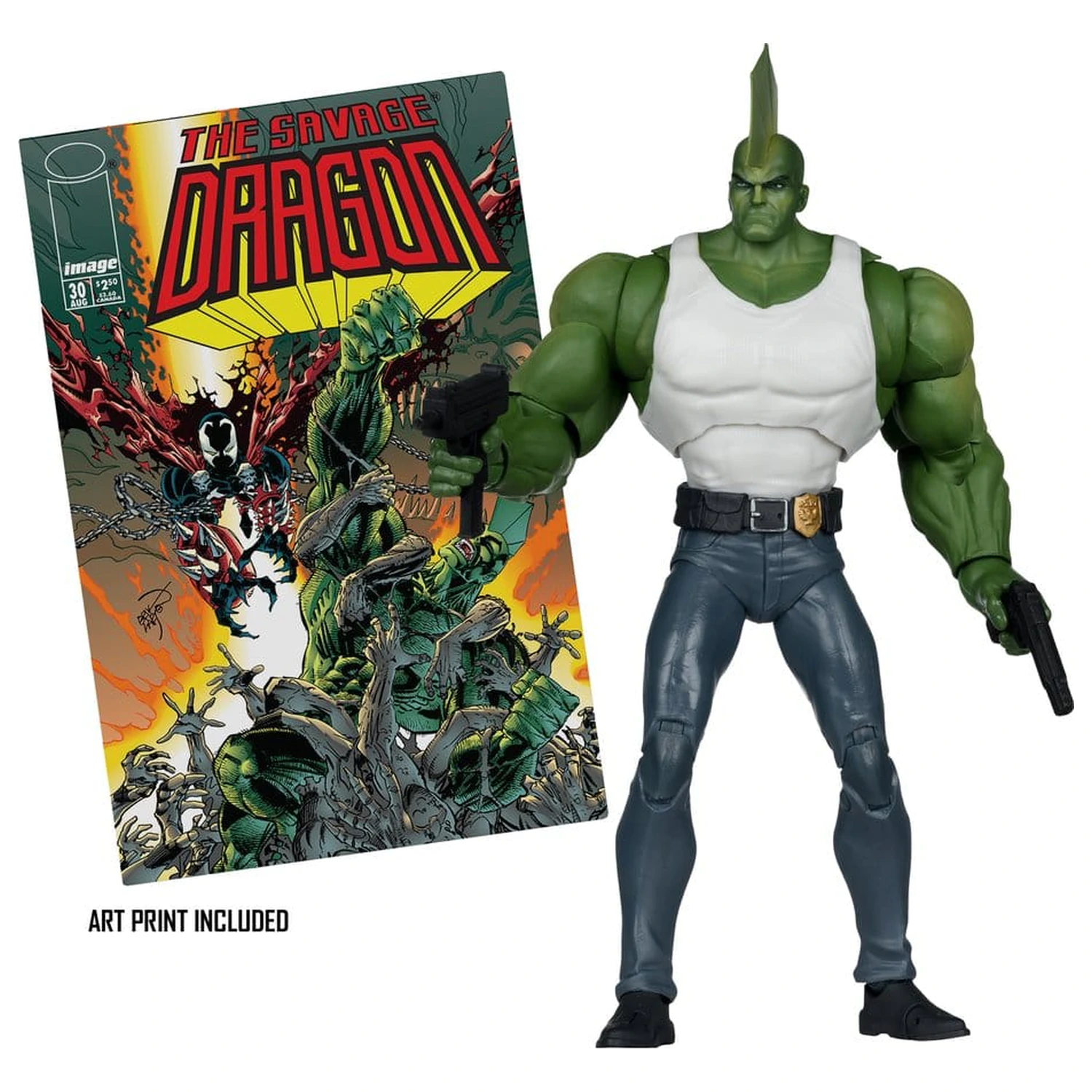 Savage Dragon Image Comics Founders Series McFarlane Elite Edition akční figurka Dragon 20 cm fotografii produktu