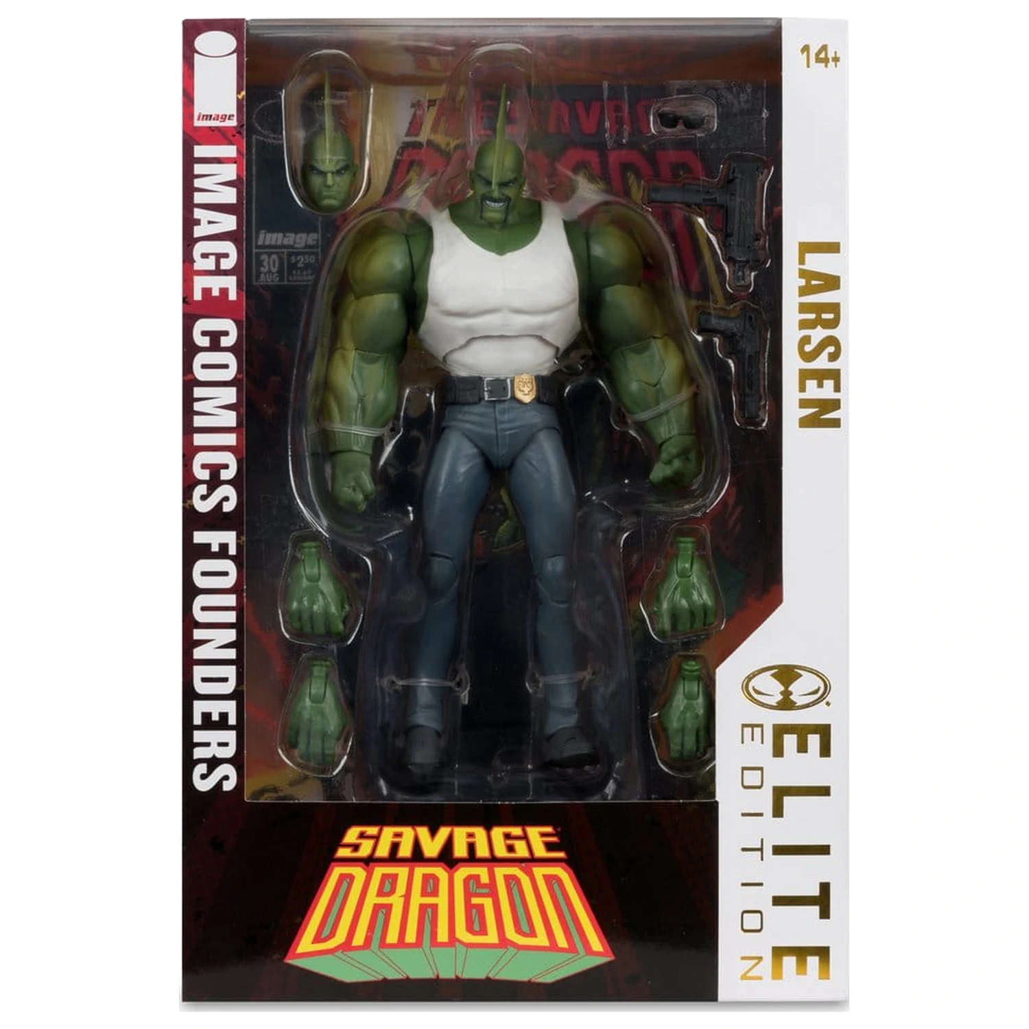 Savage Dragon Image Comics Founders Series McFarlane Elite Edition akční figurka Dragon 20 cm fotografii produktu