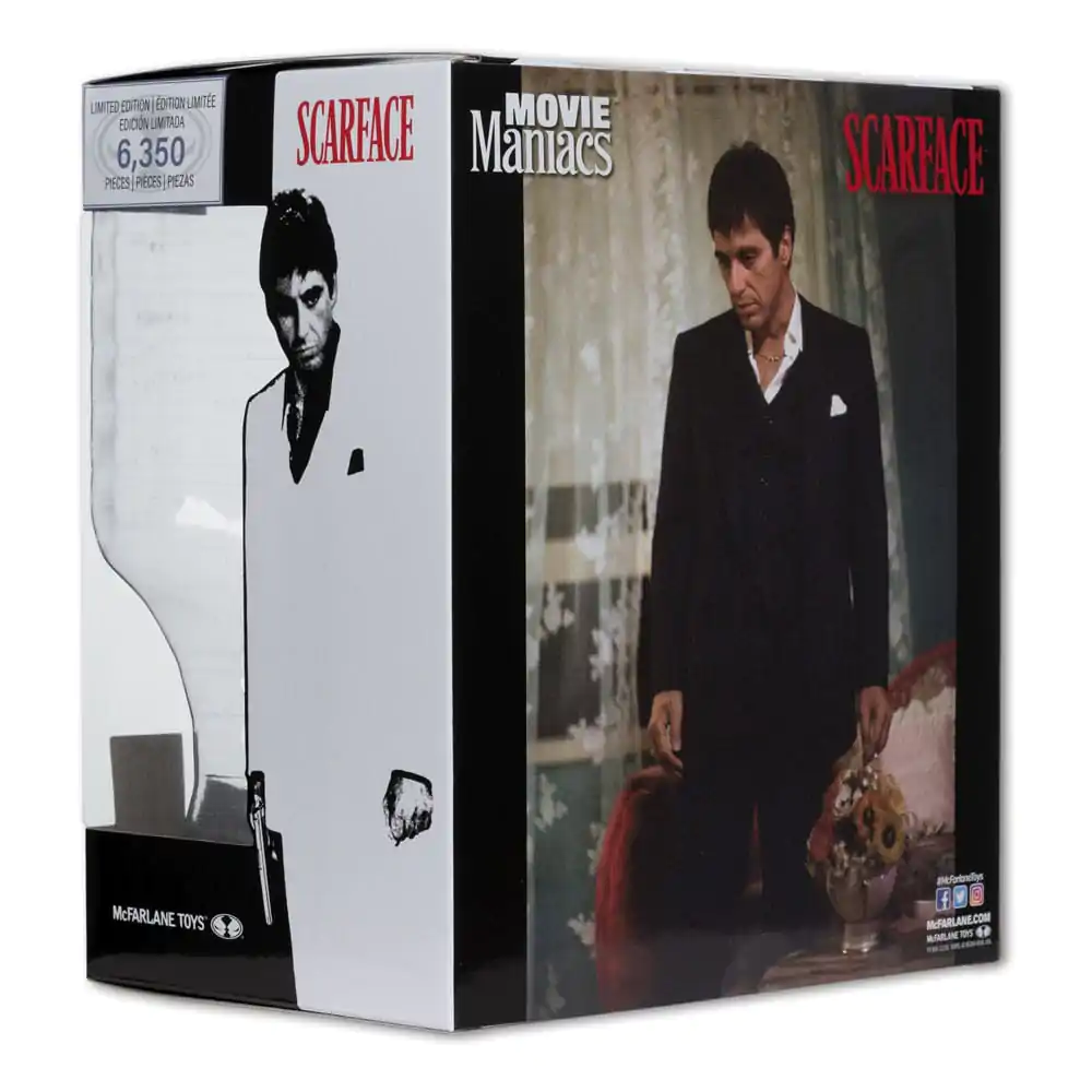 Scarface Movie Maniacs PVC Soška Tony Montana 17 cm fotografii produktu