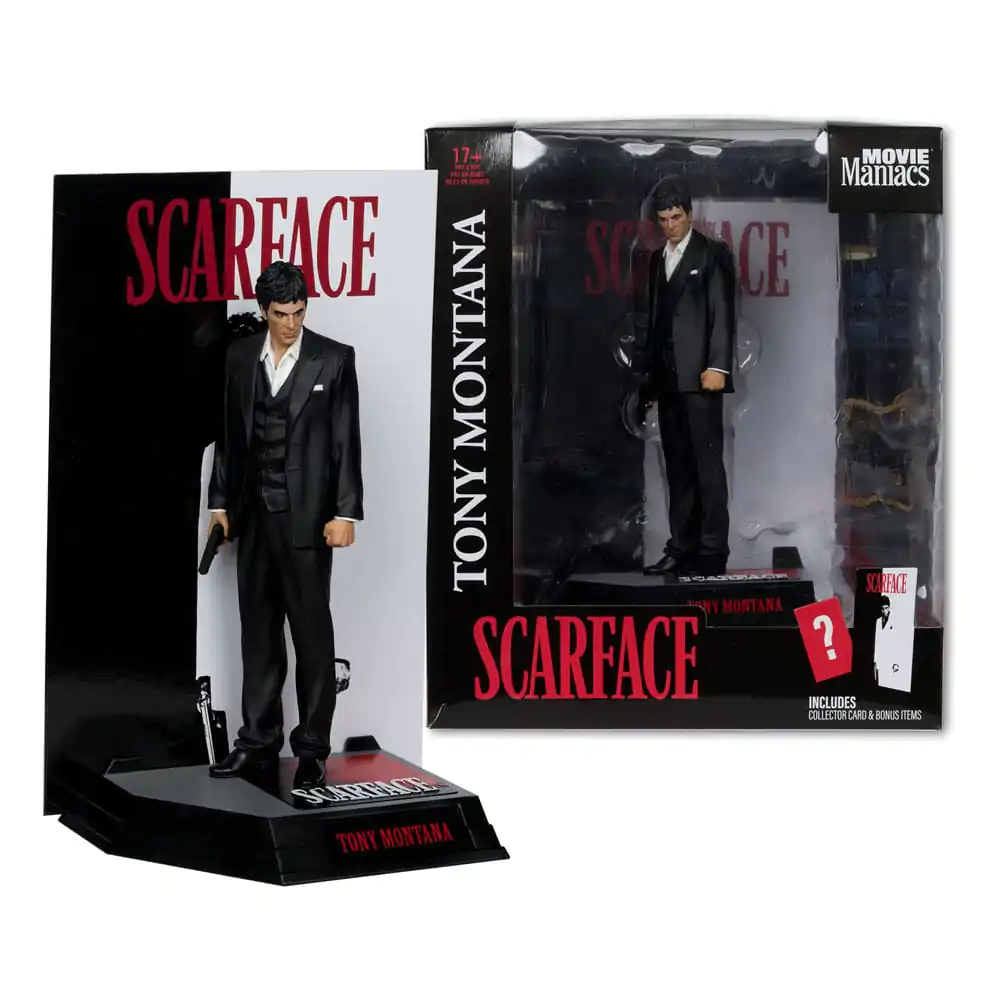 Scarface Movie Maniacs PVC Soška Tony Montana 17 cm fotografii produktu