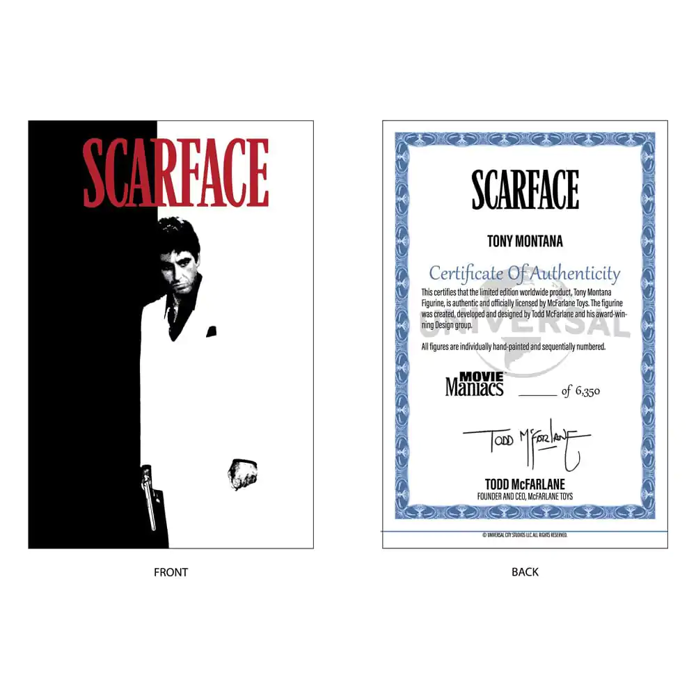 Scarface Movie Maniacs PVC Soška Tony Montana 17 cm fotografii produktu
