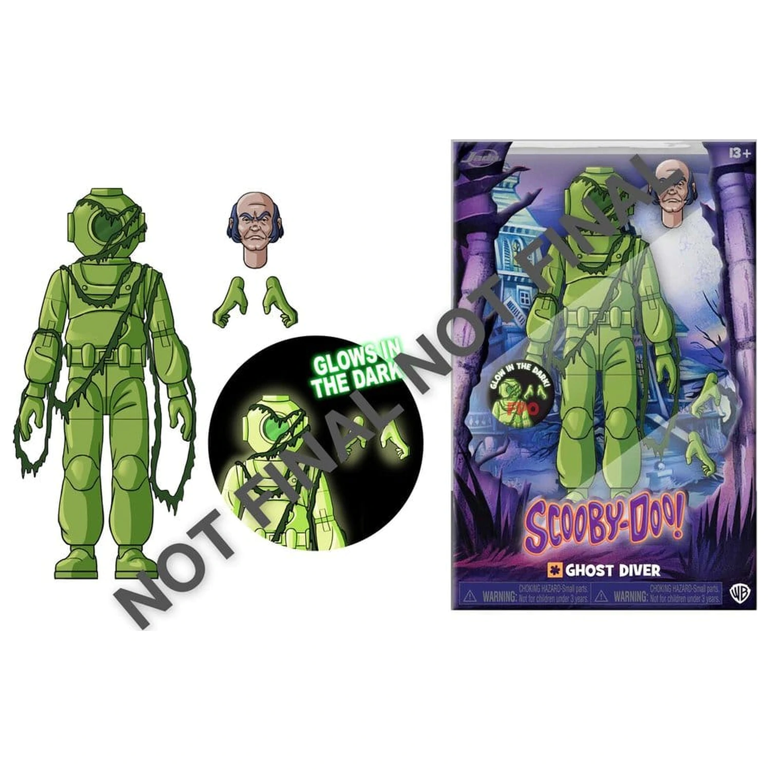 Scooby Doo Akční figurka Ghost Diver 16 cm fotografii produktu