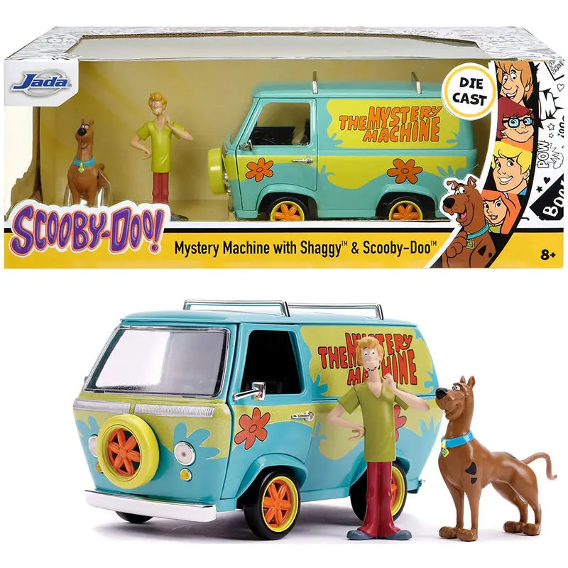 Scooby-Doo Diecast Model 1/24 Model auta Mystery Van fotografii produktu