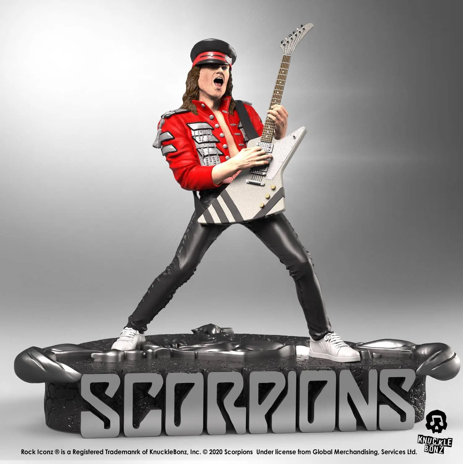 Scorpions Rock Iconz Statue Matthias Jabs Limited Edition 22 cm Soška fotografii produktu