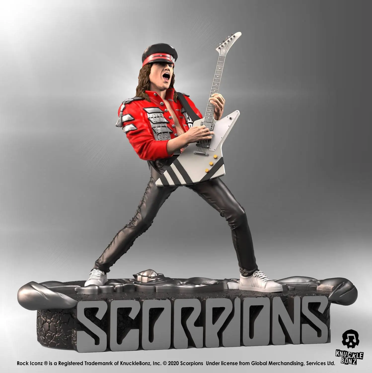 Scorpions Rock Iconz Statue Matthias Jabs Limited Edition 22 cm Soška fotografii produktu