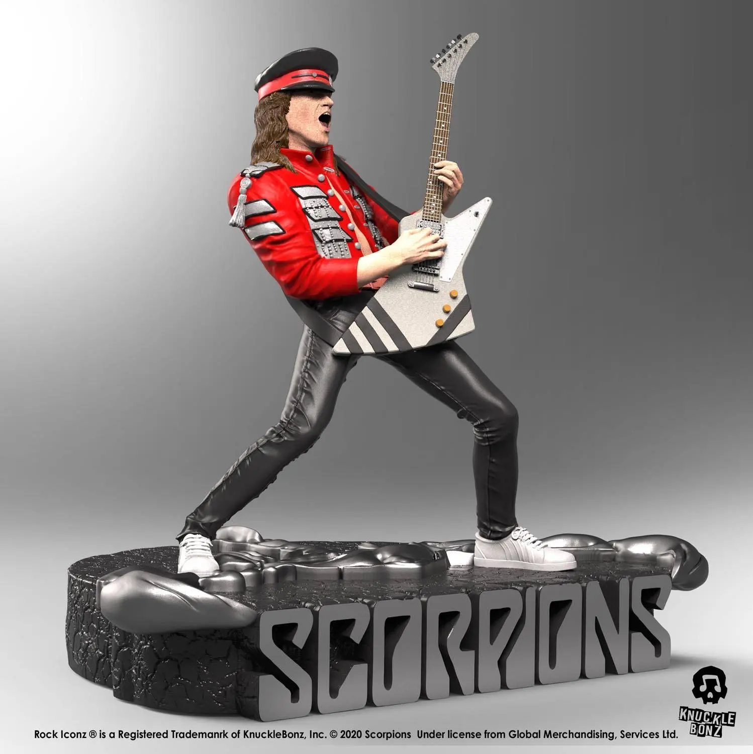 Scorpions Rock Iconz Statue Matthias Jabs Limited Edition 22 cm Soška fotografii produktu