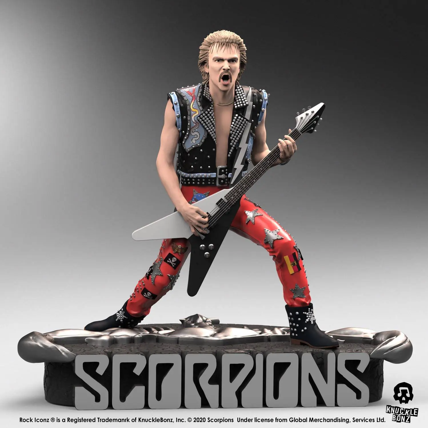 Scorpions Rock Iconz Statue Rudolf Schenker Limited Edition 22 cm Soška fotografii produktu