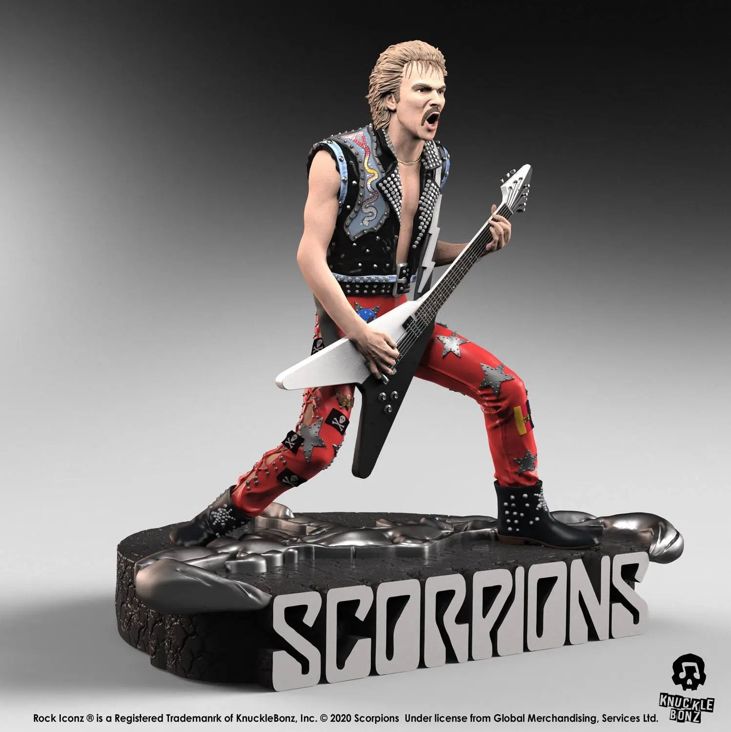 Scorpions Rock Iconz Statue Rudolf Schenker Limited Edition 22 cm Soška fotografii produktu