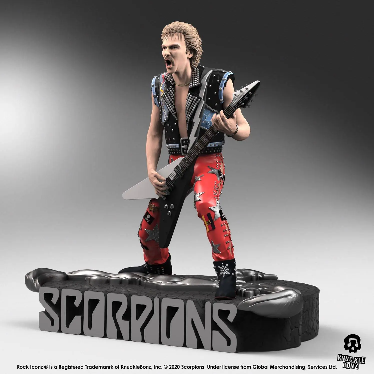 Scorpions Rock Iconz Statue Rudolf Schenker Limited Edition 22 cm Soška fotografii produktu