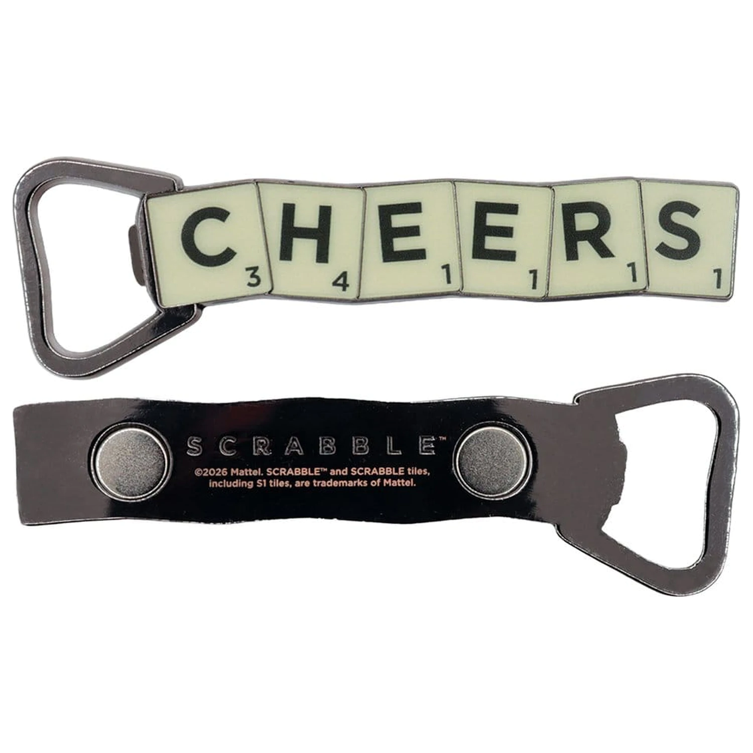 Scrabble Otvírák na láhve magnetický Cheers fotografii produktu