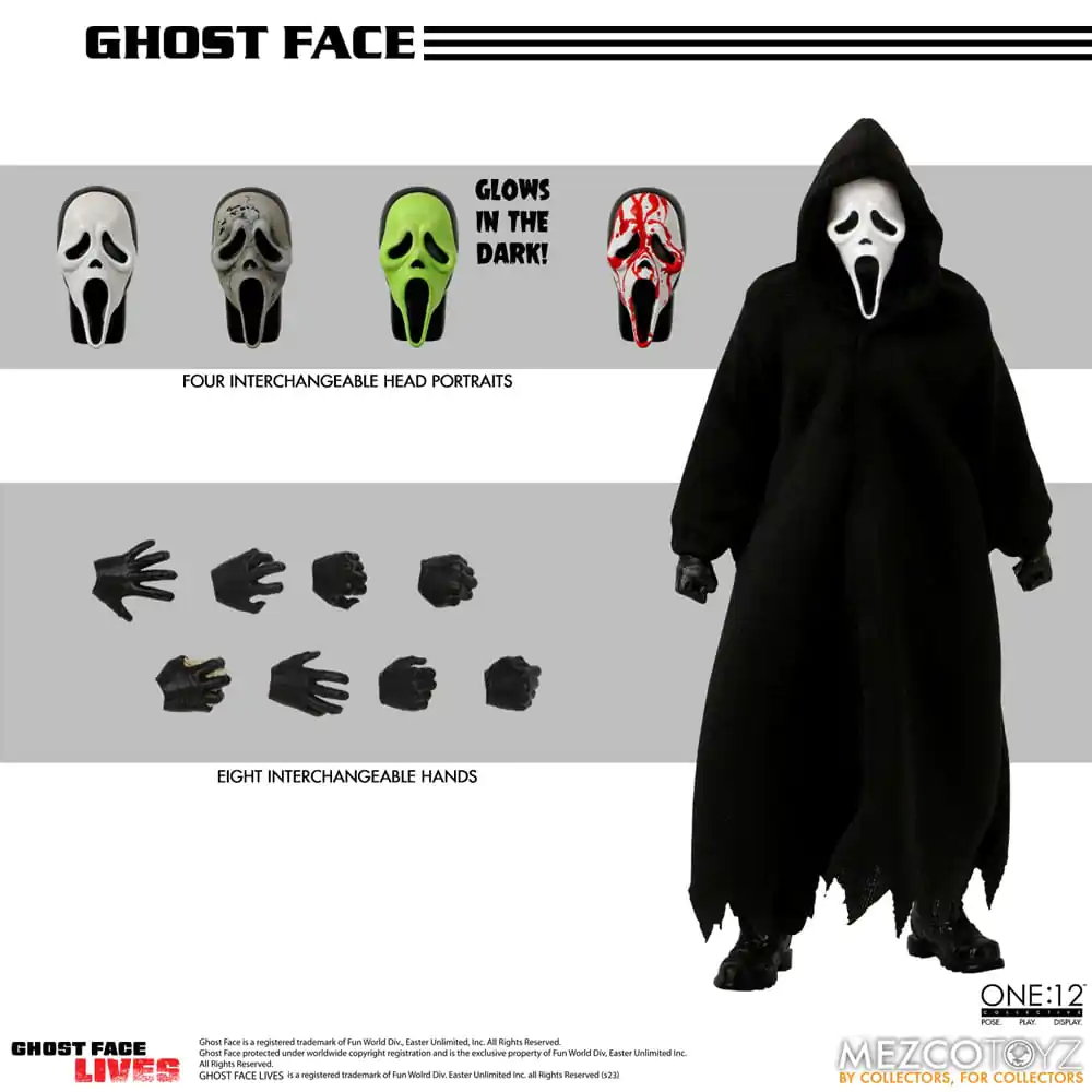 Akční figurka Scream 1/12 Ghost Face 16 cm fotografii produktu