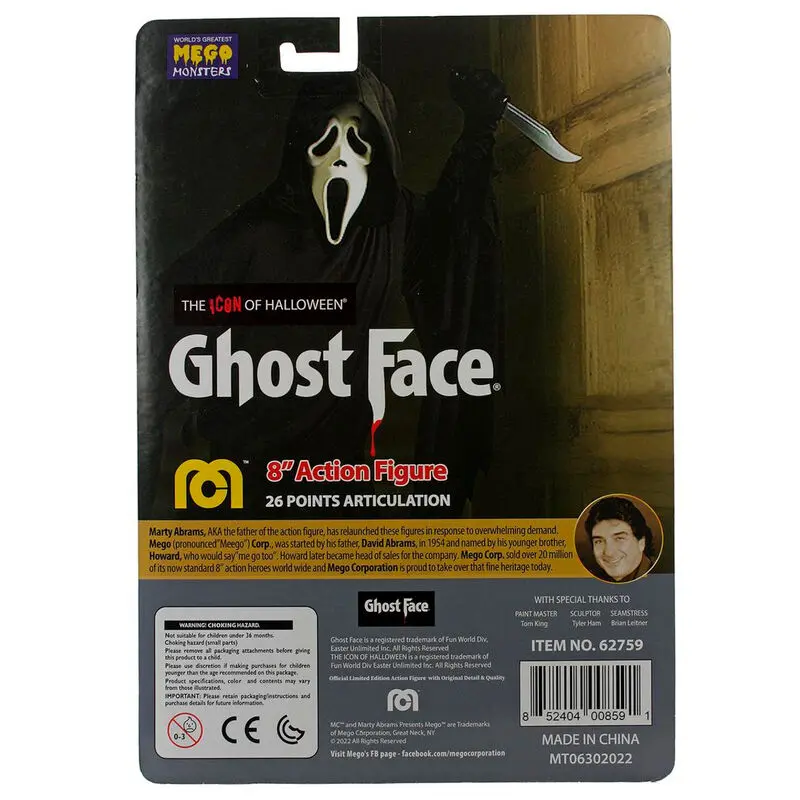 Scream Ghost Face figurka 20 cm fotografii produktu