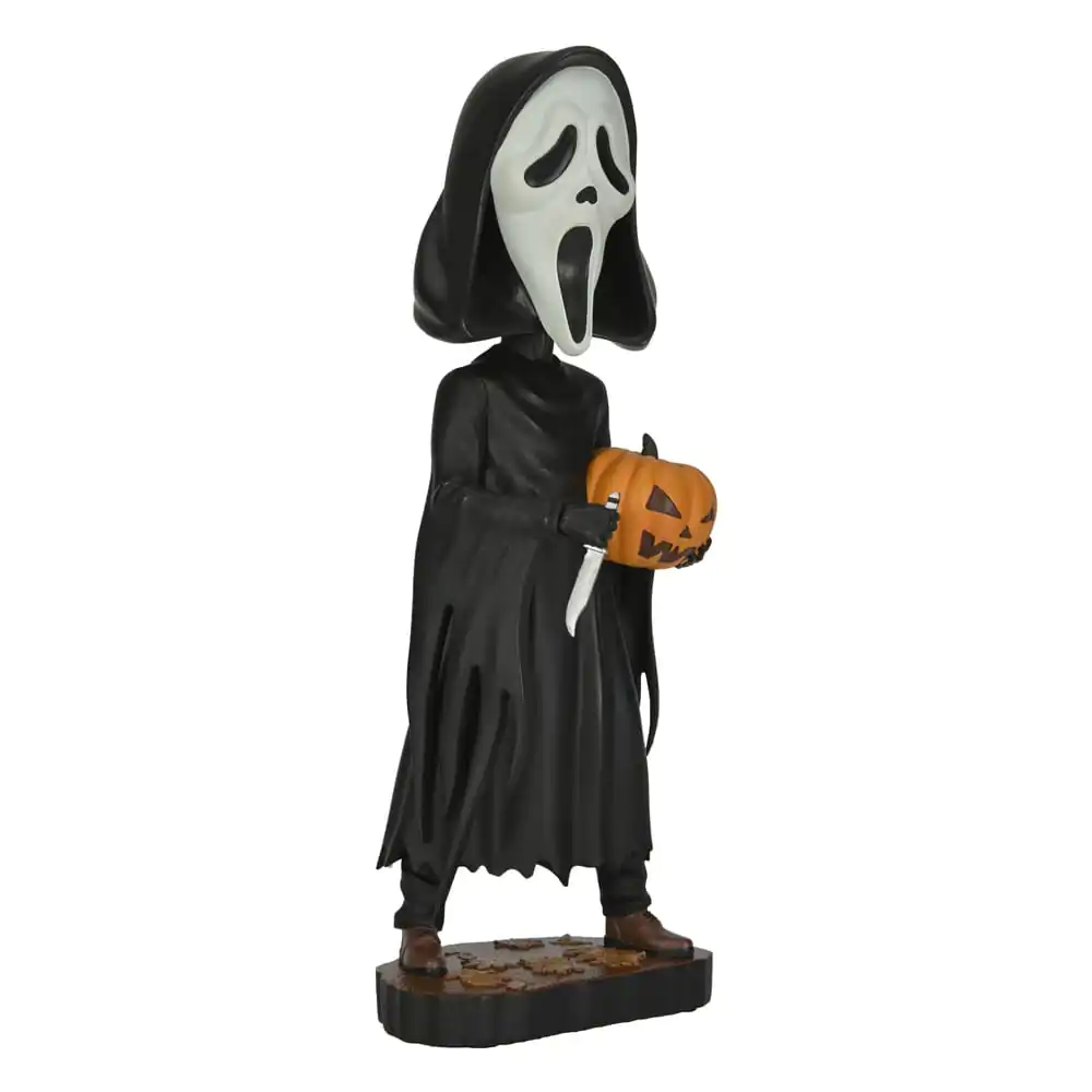 Scream Head Knocker Kývající figurka Ghost Face with Pumpkin 20 cm fotografii produktu