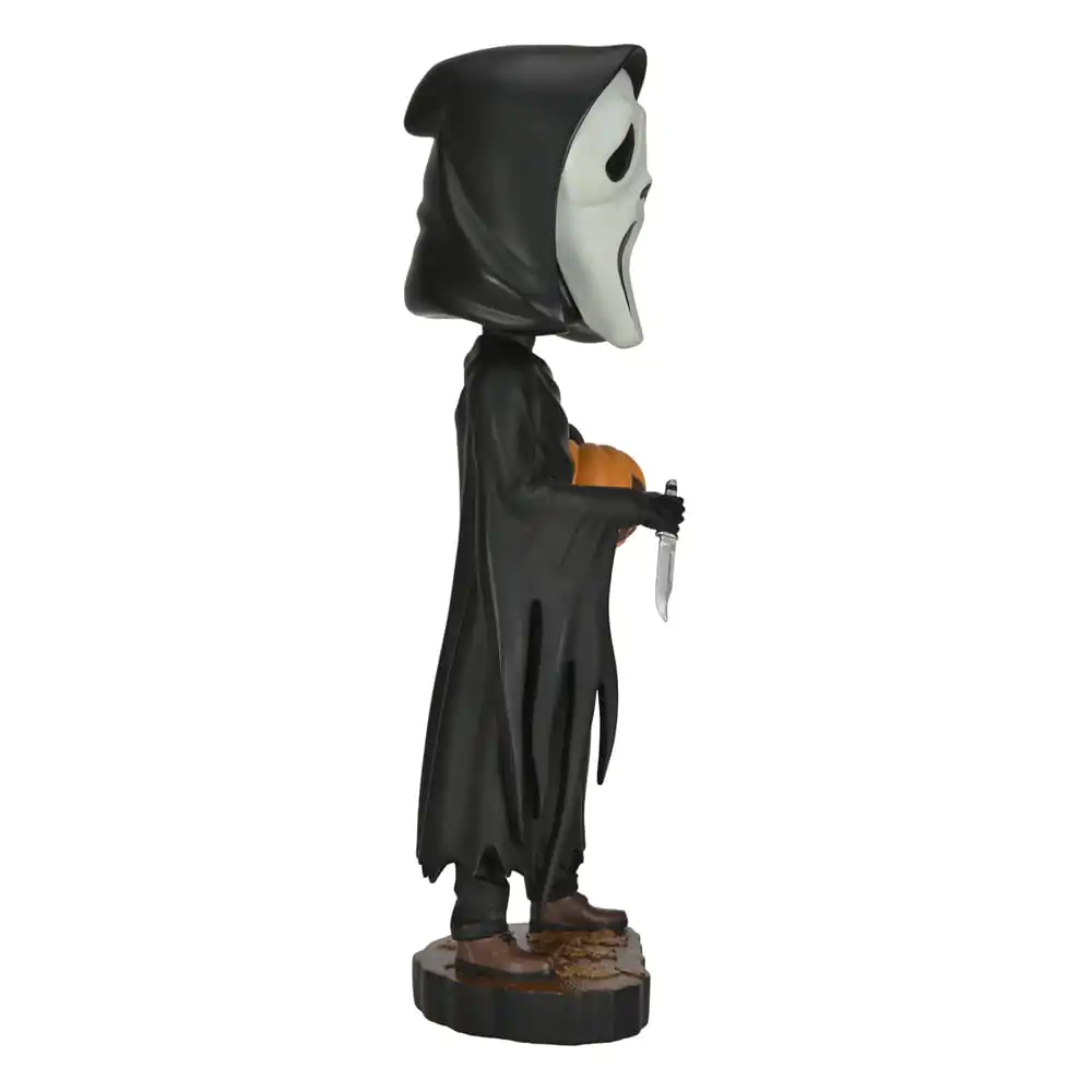 Scream Head Knocker Kývající figurka Ghost Face with Pumpkin 20 cm fotografii produktu