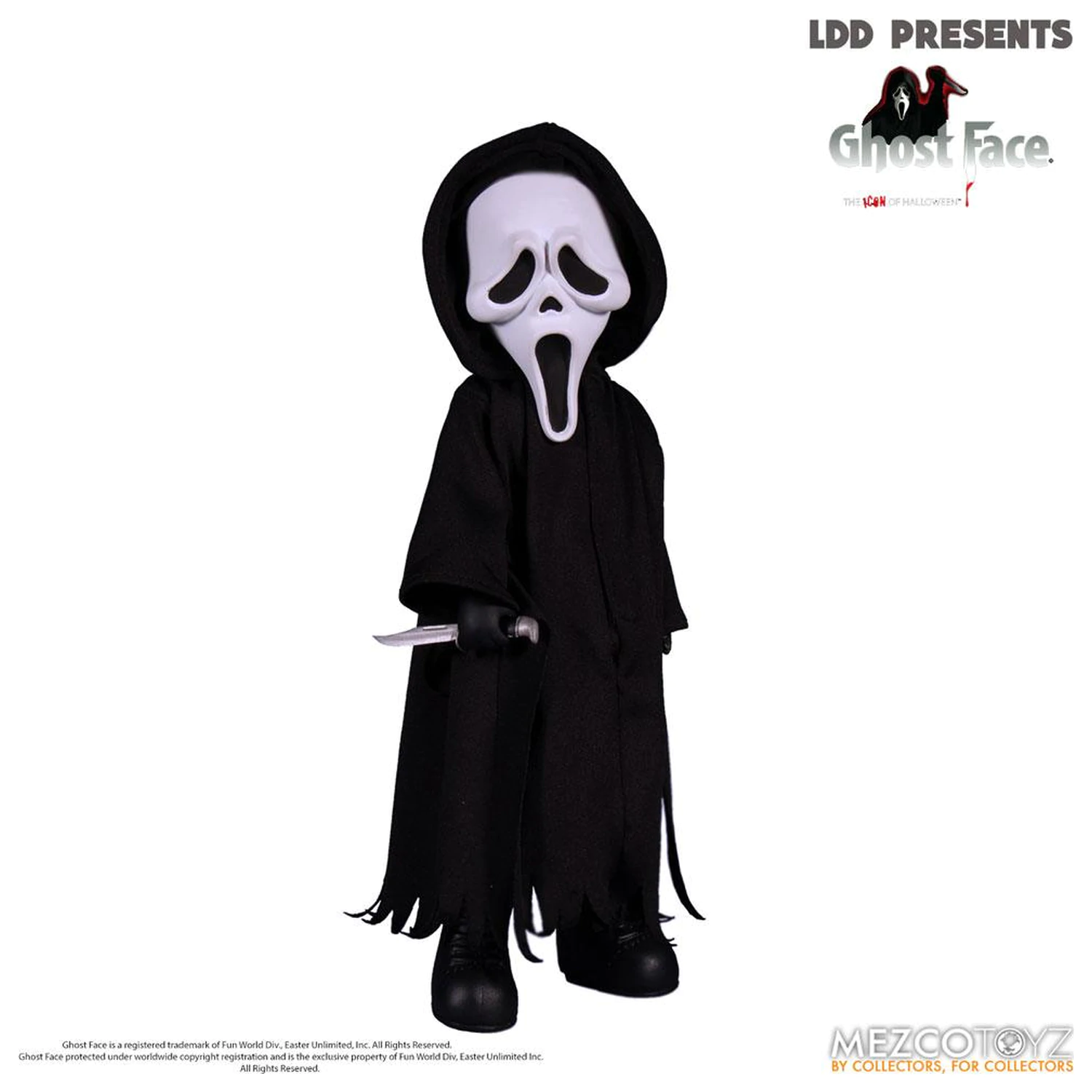 Scream Living Dead Dolls panenka Ghost Face 25 cm fotografii produktu